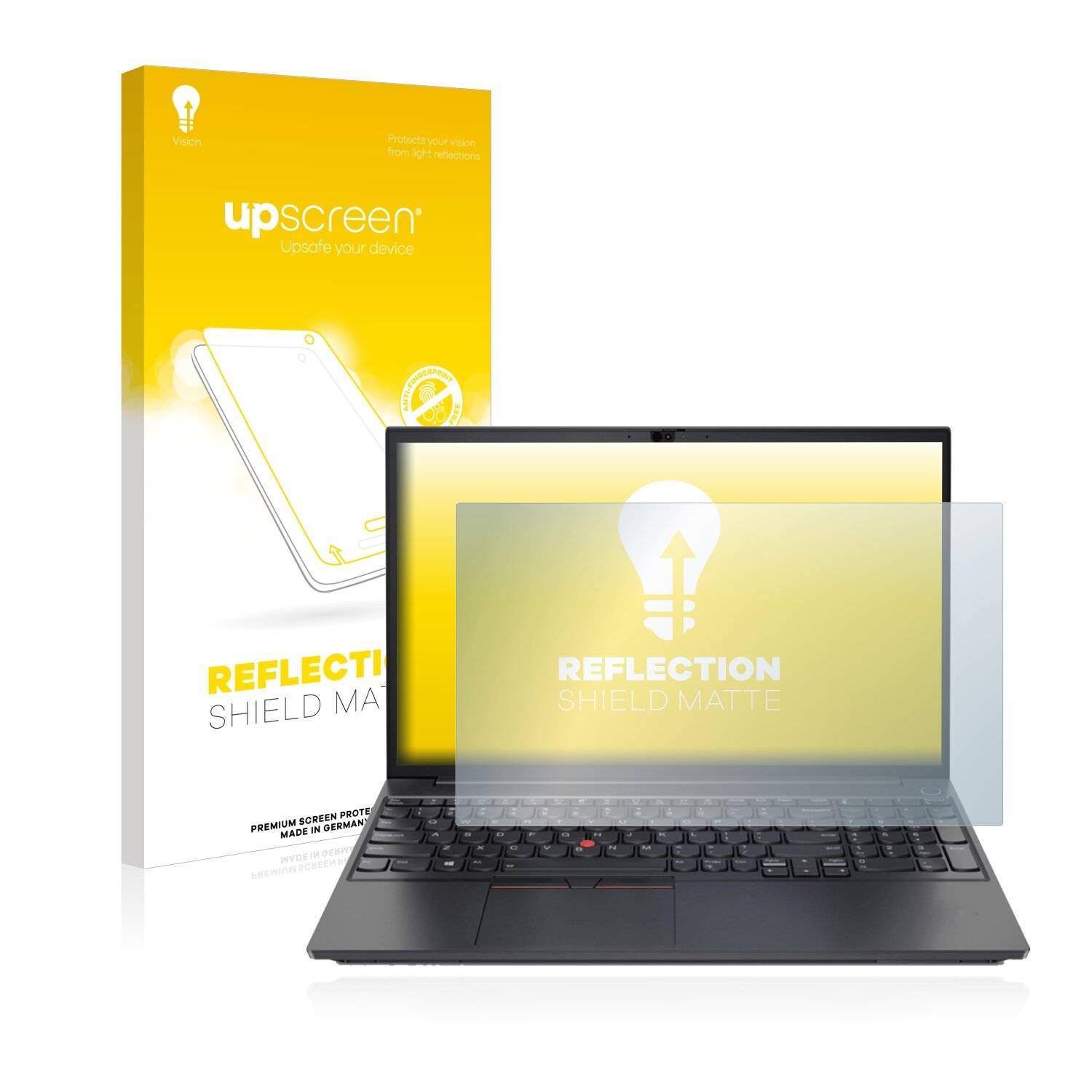 upscreen Reflection Shield Matte Premium Displayschutzfolie für Lenovo ThinkPad E15 Gen