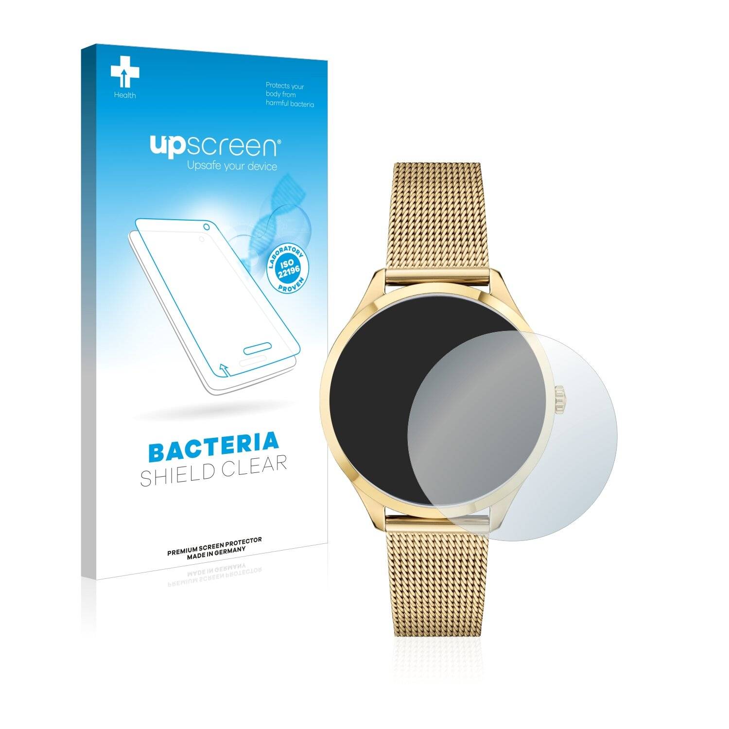 upscreen Bacteria Shield Clear Premium Antibakterielle Displayschutzfolie für Hugo Boss