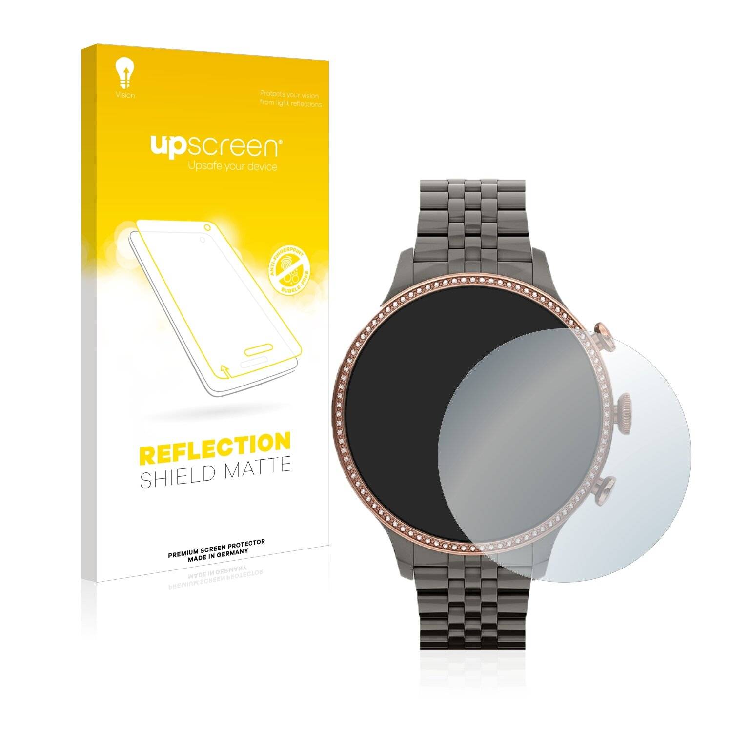 upscreen Reflection Shield Matte Premium Displayschutzfolie für Fossil Gen 6
