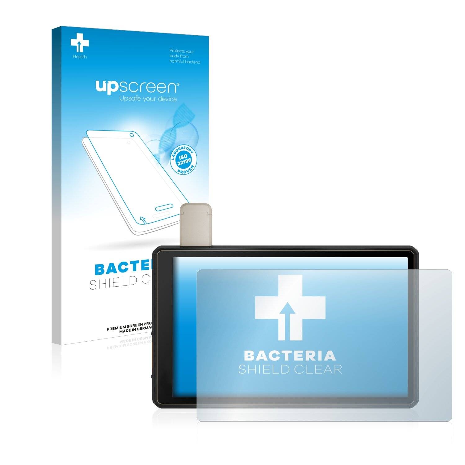 upscreen Bacteria Shield Clear Premium Antibakterielle Displayschutzfolie für Garmin Tread