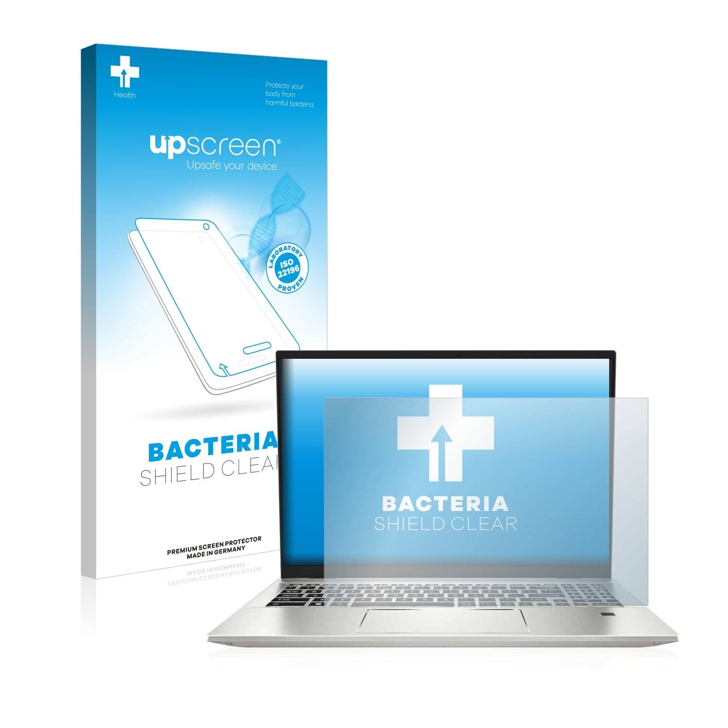 upscreen Bacteria Shield Clear Premium Antibakterielle Displayschutzfolie für MSI Prestige