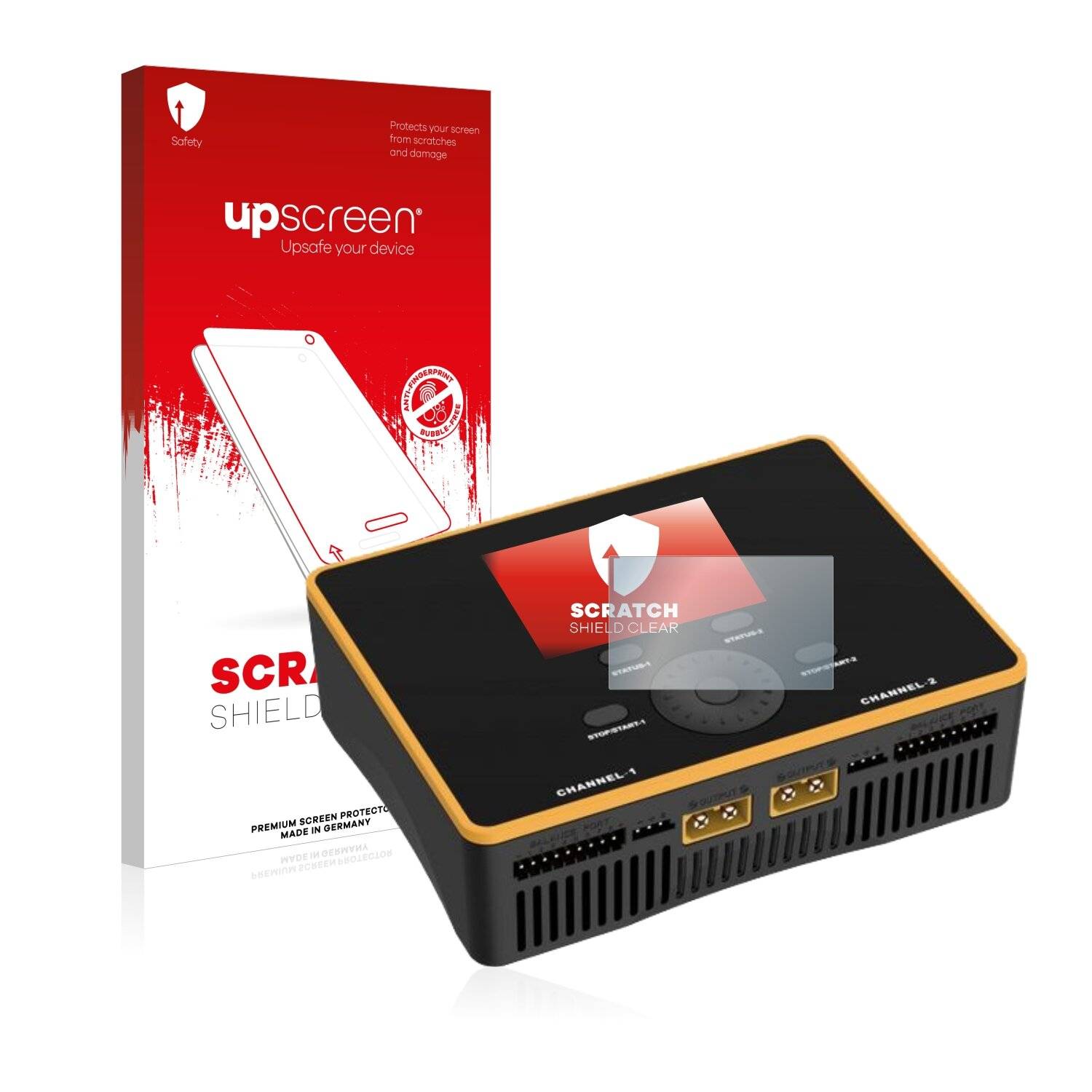 upscreen Scratch Shield Clear Premium Displayschutzfolie für Junsi iCharger DX8