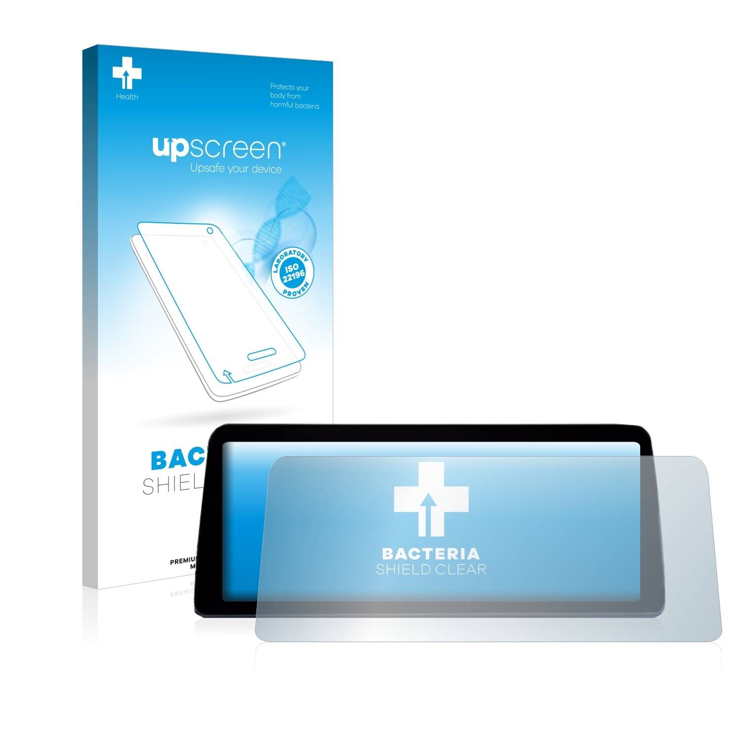 upscreen Bacteria Shield Clear Premium Antibakterielle Displayschutzfolie für BMW E60 / E92