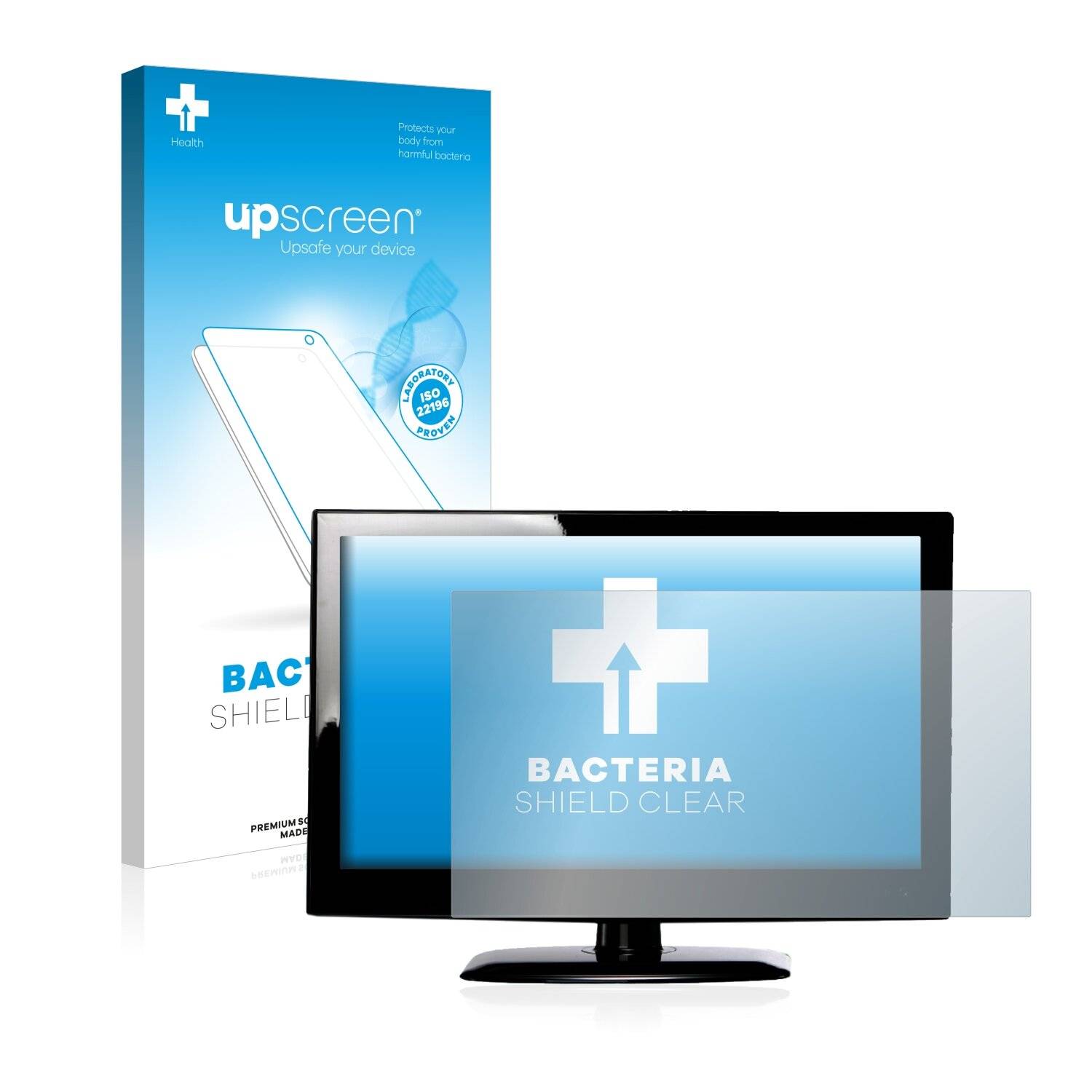 upscreen Bacteria Shield Clear Premium Antibakterielle Displayschutzfolie für Blusens