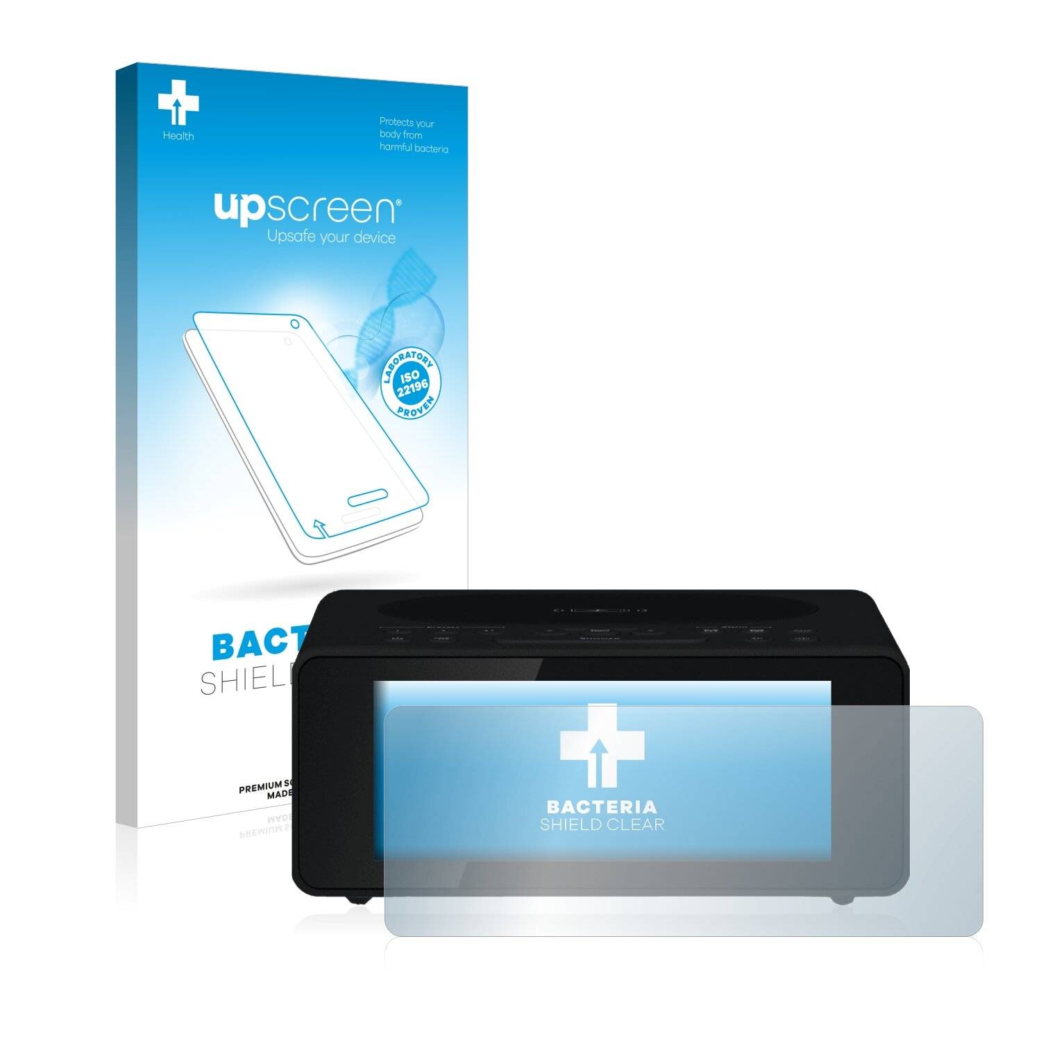 upscreen Bacteria Shield Clear Premium Antibakterielle Displayschutzfolie für TechniSat
