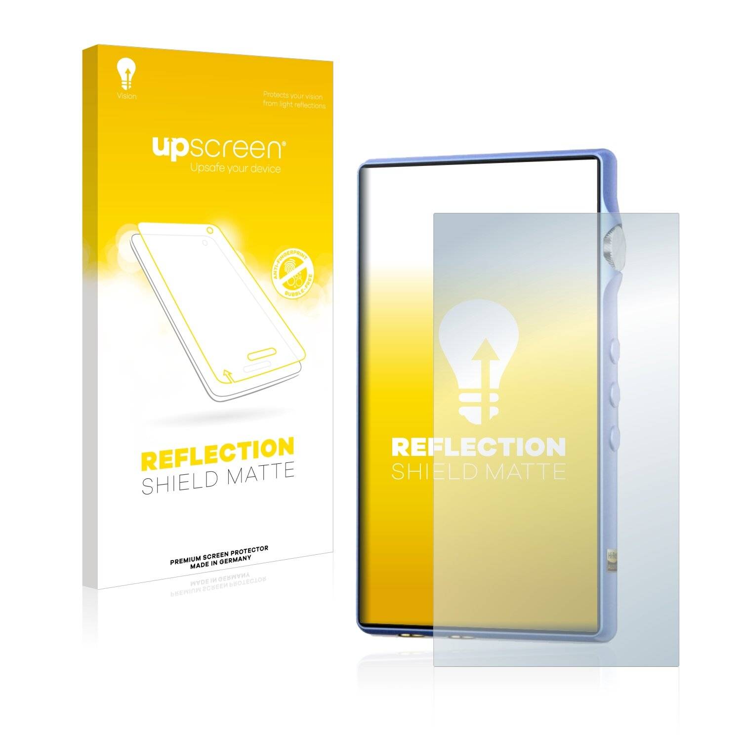 upscreen Reflection Shield Matte Premium Displayschutzfolie für iBasso