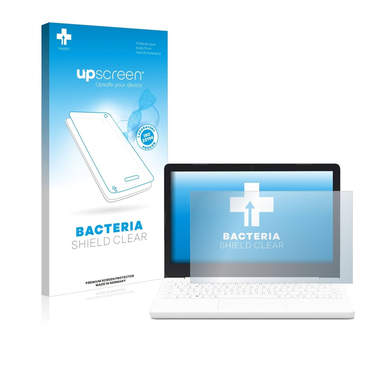 upscreen Bacteria Shield Clear Premium Antibakterielle Displayschutzfolie für Microsoft