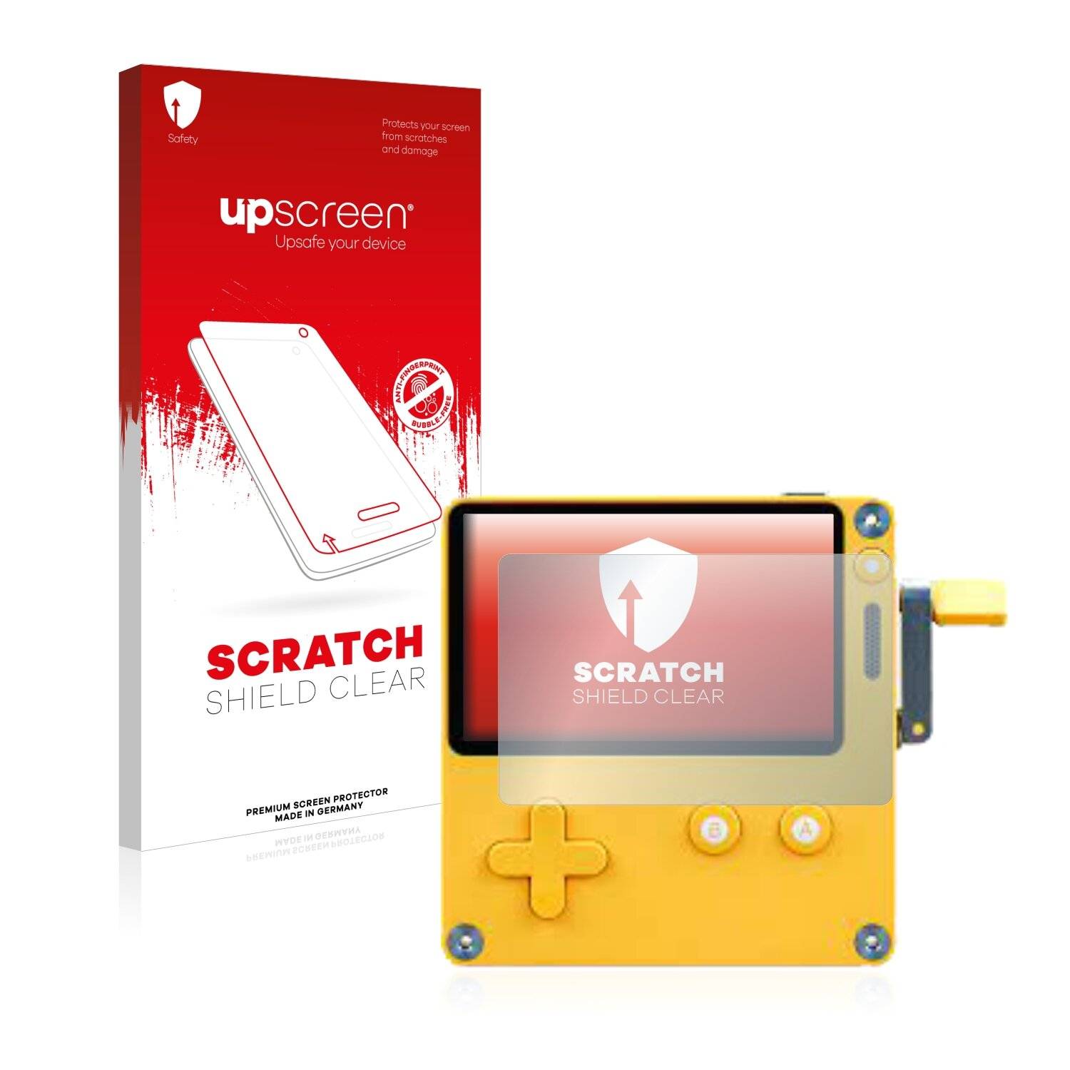 upscreen Schutzfolie für Panic Playdate Kratzschutz Anti-Fingerprint Klar