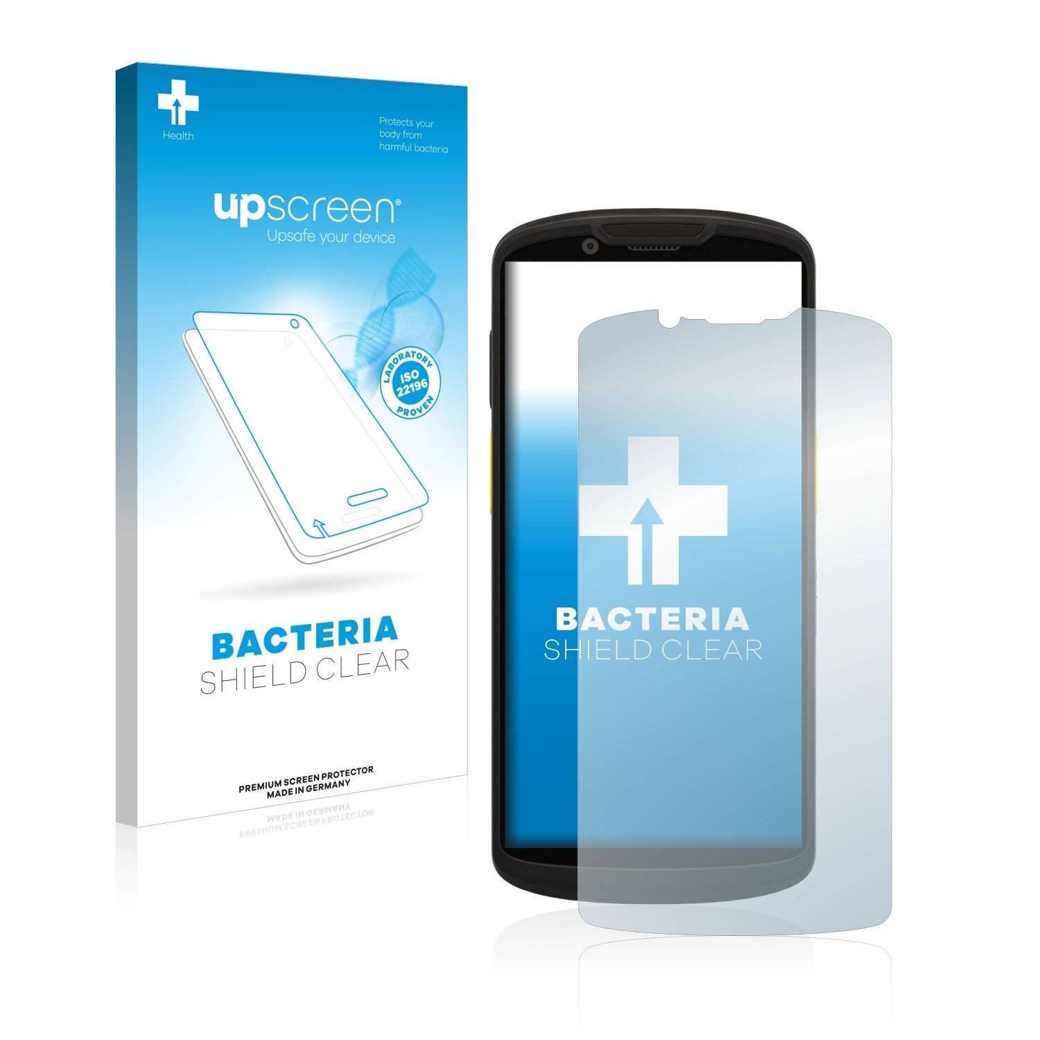 upscreen Bacteria Shield Clear Premium Antibakterielle Displayschutzfolie für Zebra