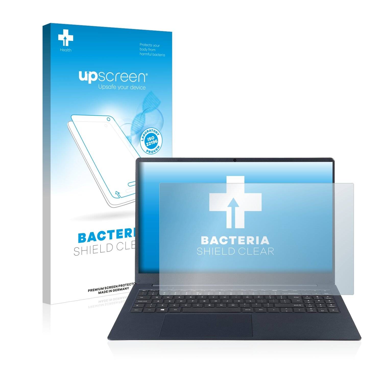 upscreen Bacteria Shield Clear Premium Antibakterielle Displayschutzfolie für Dynabook