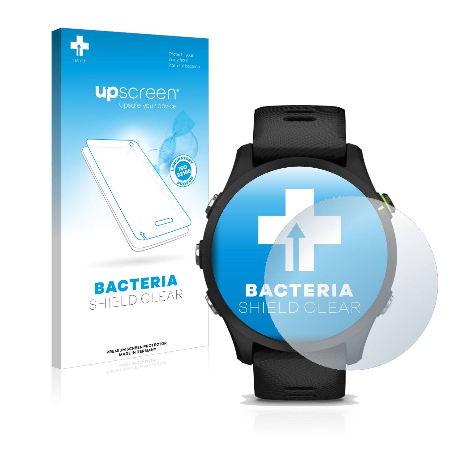 upscreen Bacteria Shield Clear Premium Antibakterielle Displayschutzfolie für Garmin
