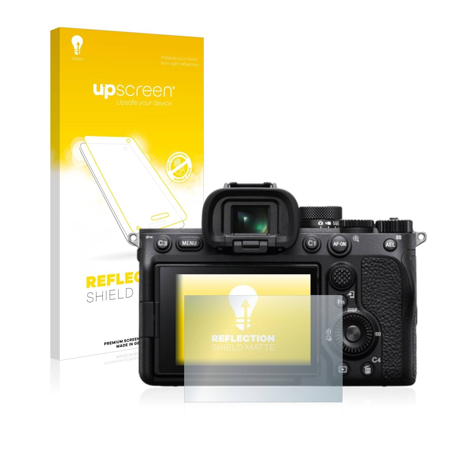 upscreen Schutzfolie für Sony Alpha 7 IV Folie Matt Entspiegelt Anti-Reflex