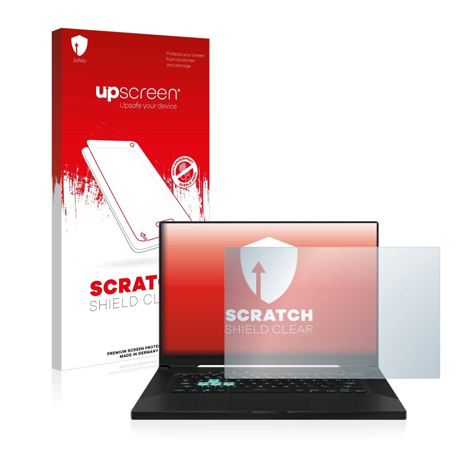 upscreen Scratch Shield Clear Premium Displayschutzfolie für Asus TUF Dash