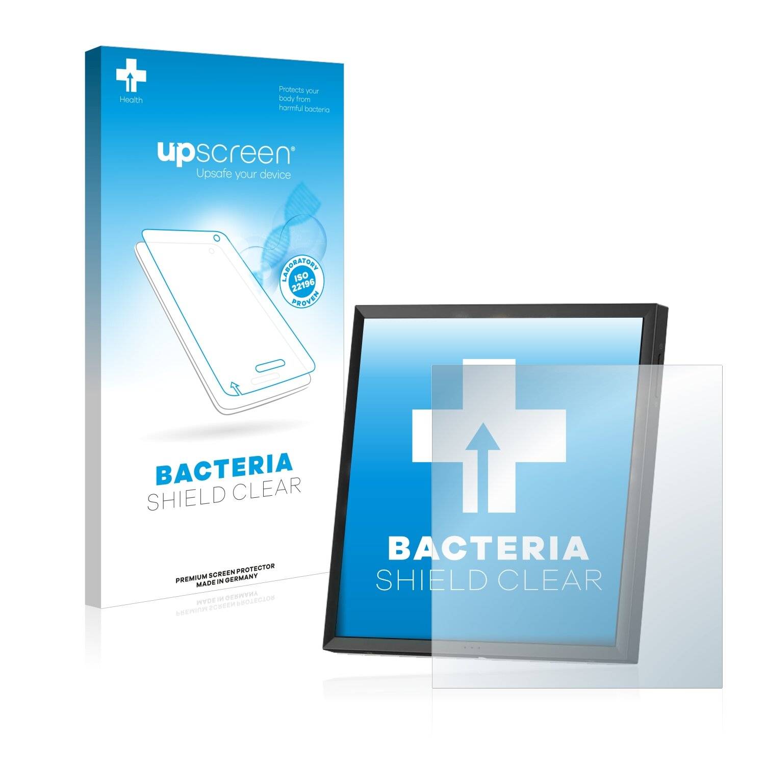 upscreen Bacteria Shield Clear Premium Antibakterielle Displayschutzfolie für Divoom