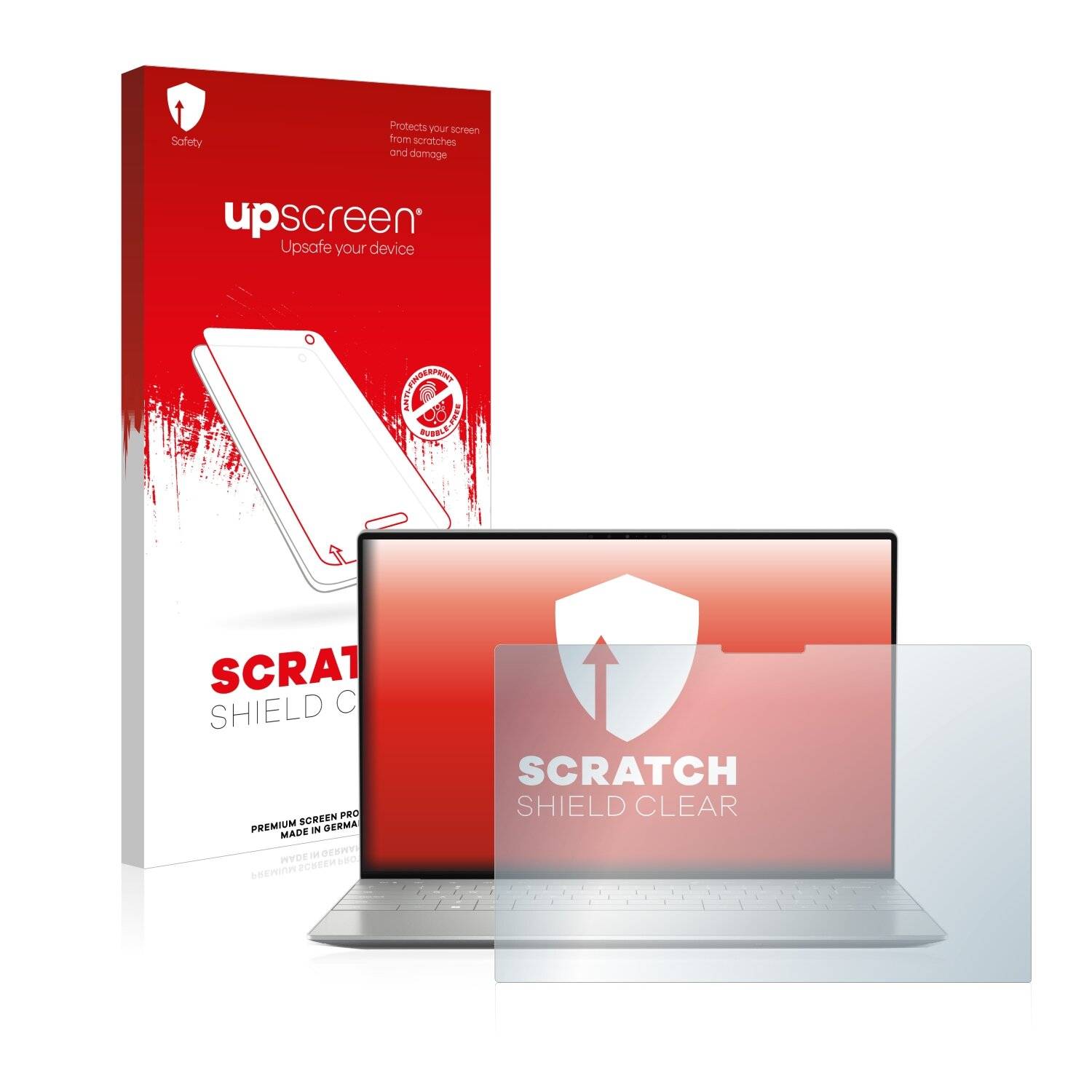 upscreen Schutzfolie für Dell XPS 13 Plus 9320 Touch Kratzschutz Anti-Fingerprint Klar