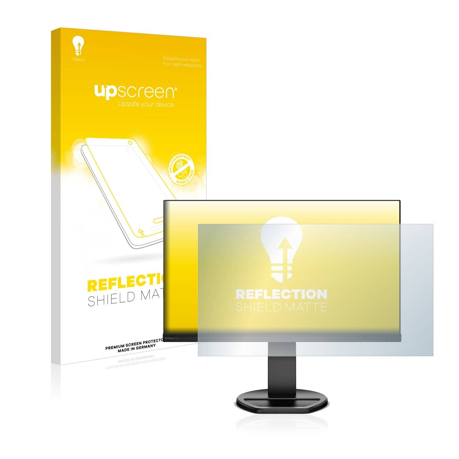 upscreen Reflection Shield Matt Schutzfolie für Philips 241B8QJEB