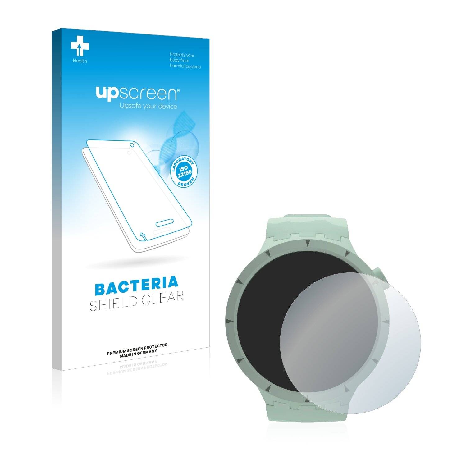 upscreen Bacteria Shield Clear Premium Antibakterielle Displayschutzfolie für Swatch Big