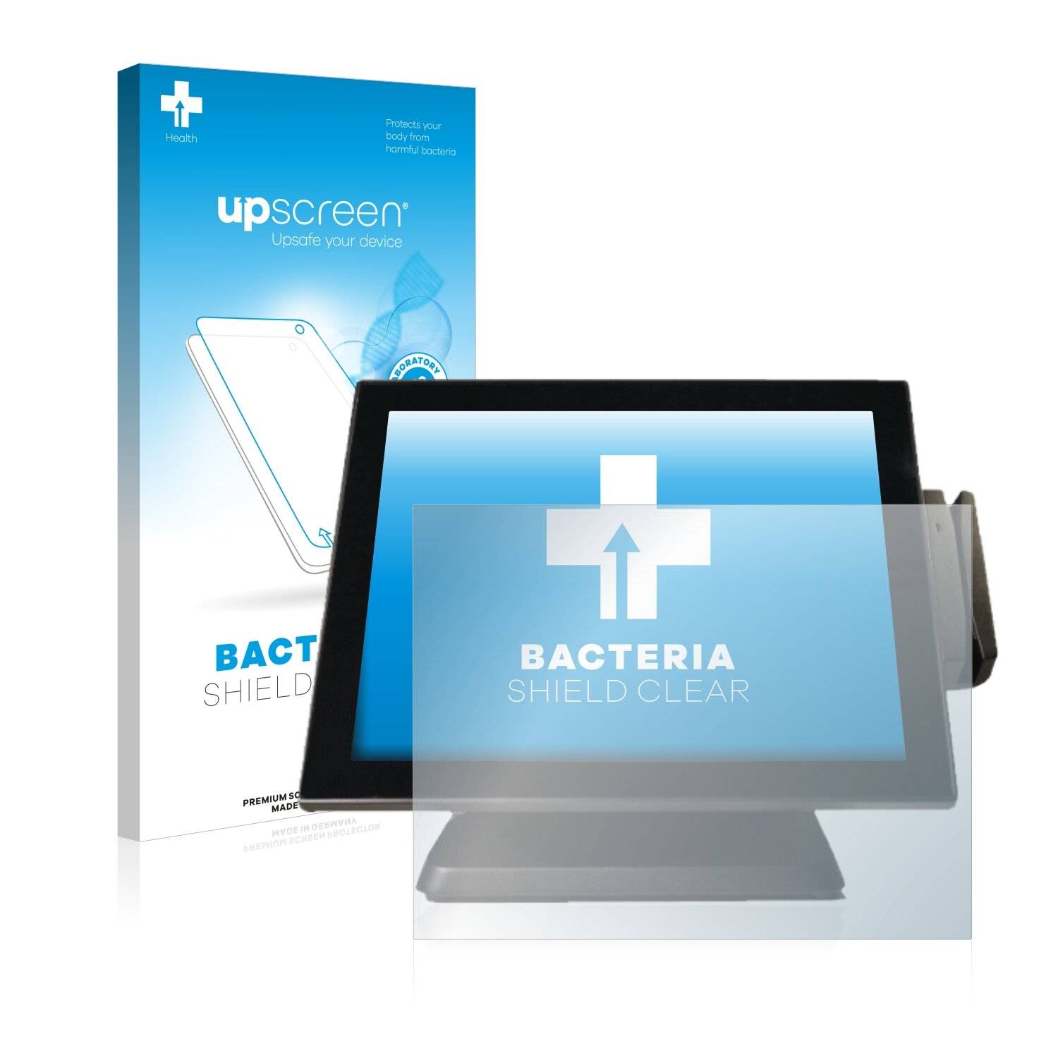 upscreen Bacteria Shield Clear Premium Antibakterielle Displayschutzfolie für NCR