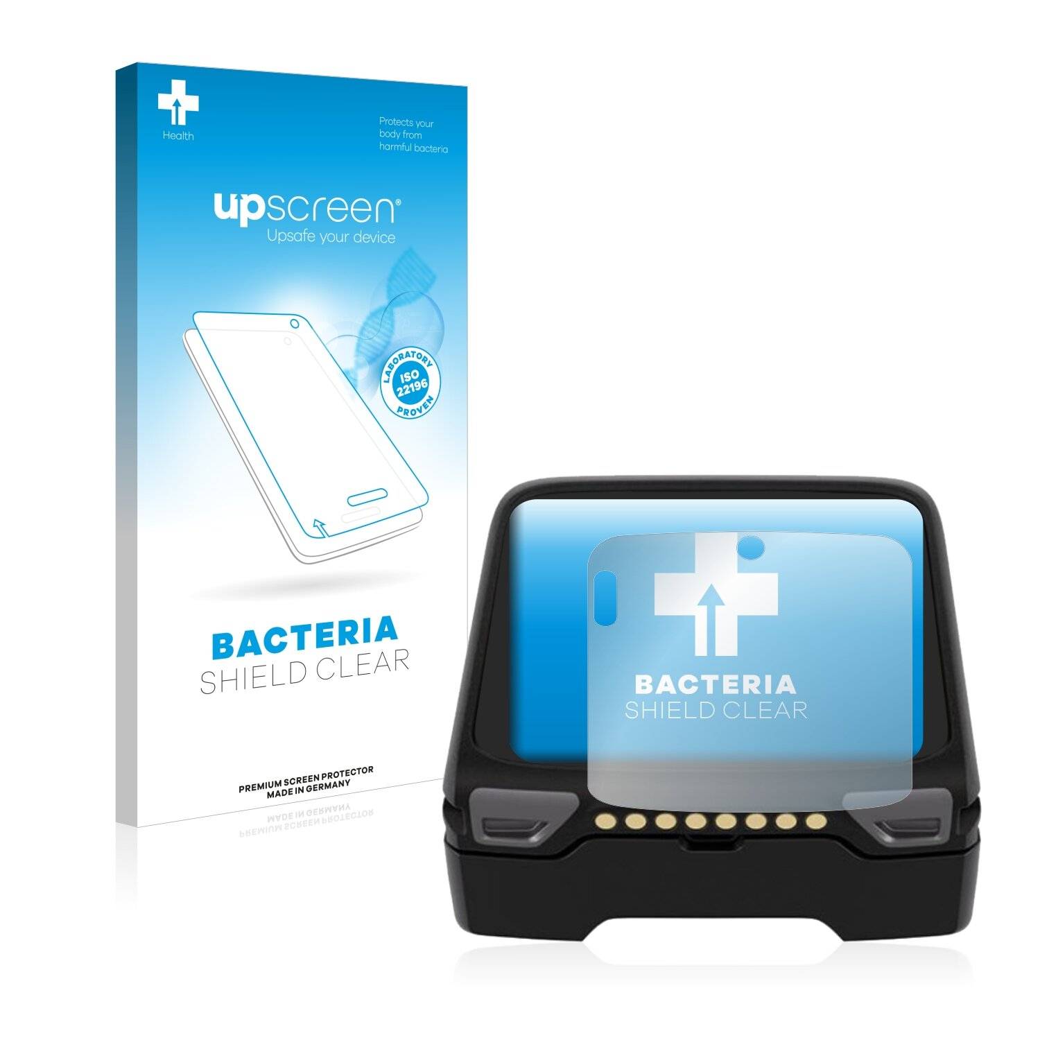 upscreen Bacteria Shield Clear Premium Antibakterielle Displayschutzfolie für Zebra WS