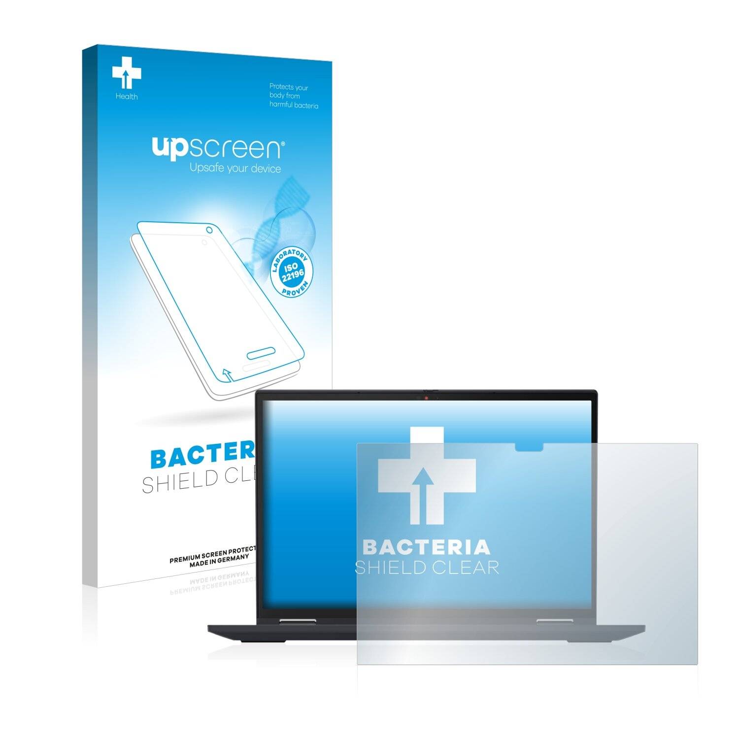 upscreen Bacteria Shield Clear Premium Antibakterielle Displayschutzfolie für Lenovo