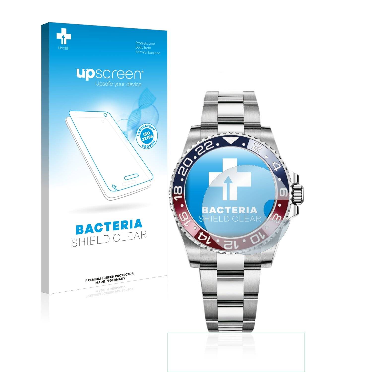 upscreen Bacteria Shield Clear Premium Antibakterielle Displayschutzfolie für Rolex
