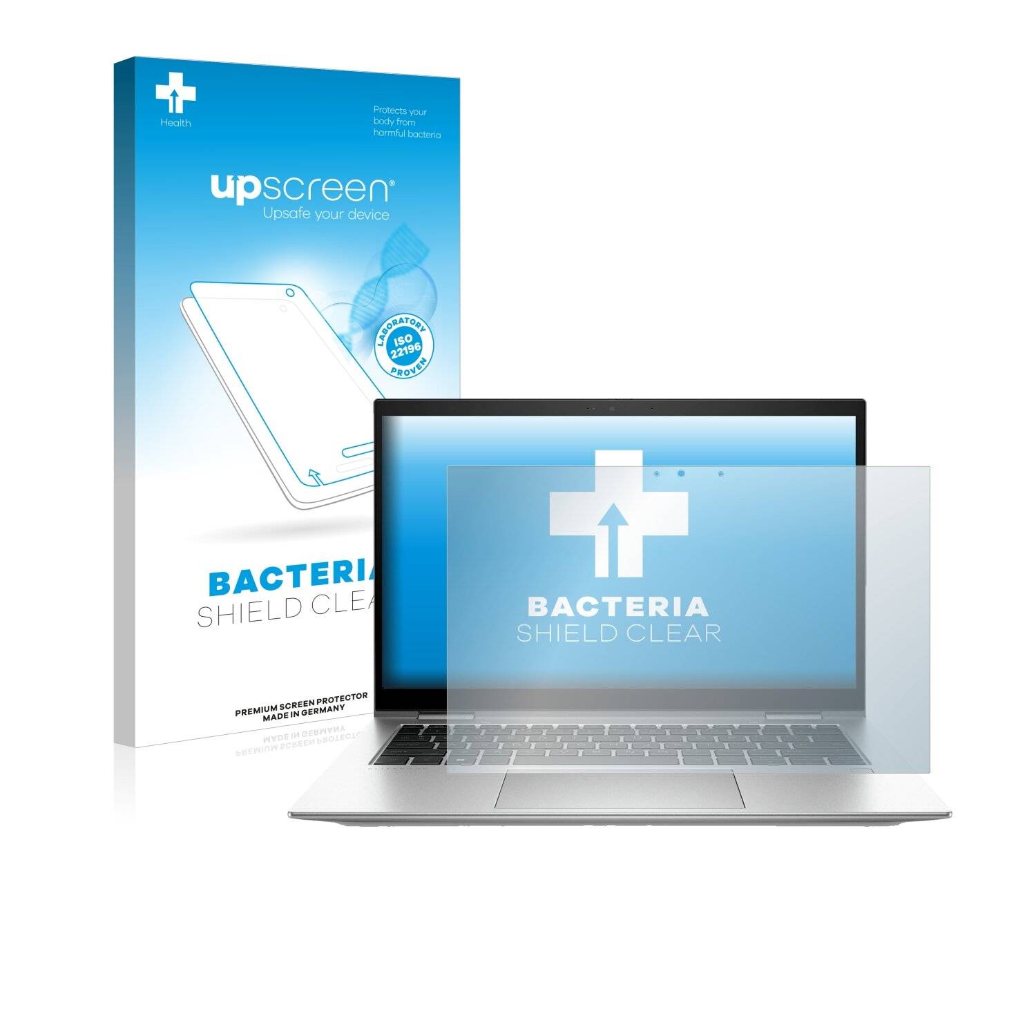 upscreen Bacteria Shield Clear Premium Antibakterielle Displayschutzfolie für HP EliteBook