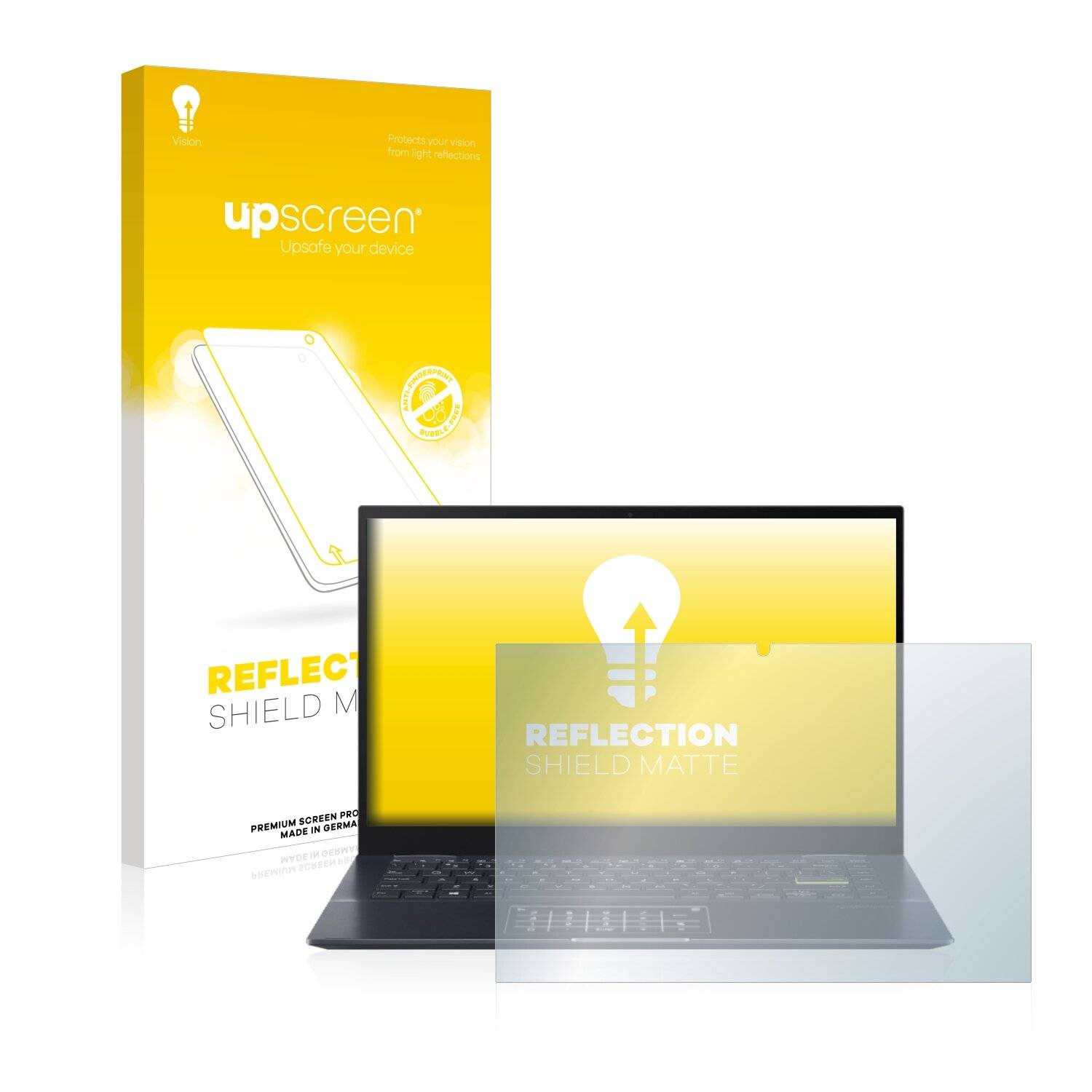 upscreen Reflection Shield Matte Premium Displayschutzfolie für Asus VivoBook Flip 14