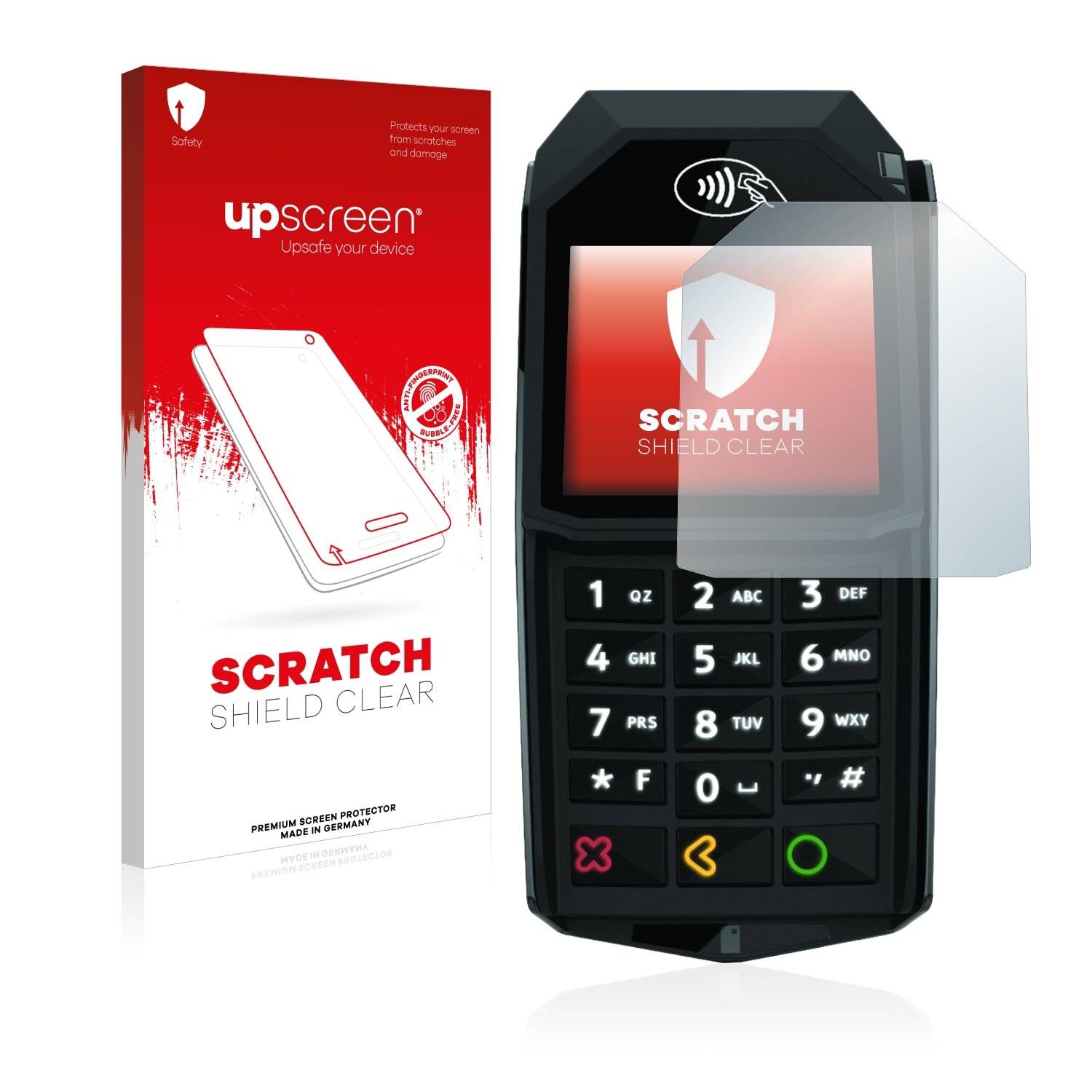 upscreen Scratch Shield Clear Premium Displayschutzfolie für Ingenico