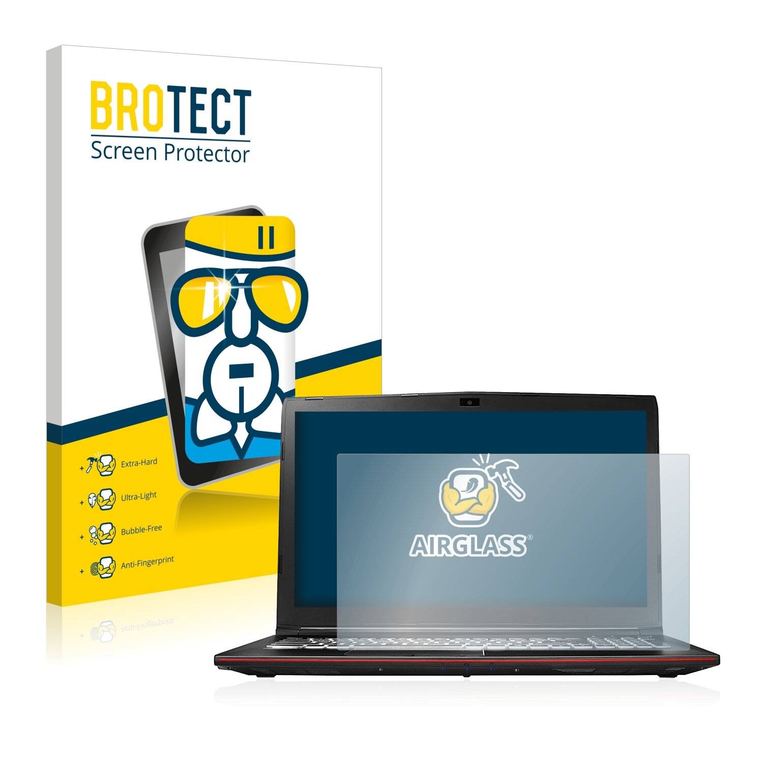 BROTECT AirGlass Schutzglas Folie für MSI GP62M