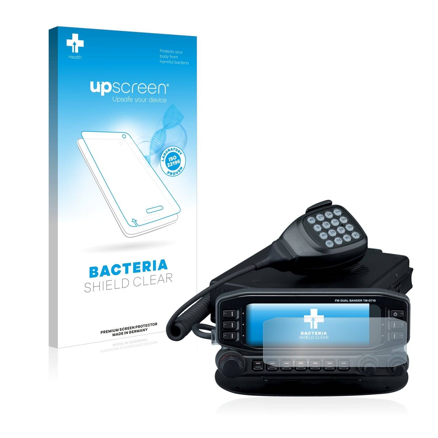 upscreen Bacteria Shield Clear Premium Antibakterielle Displayschutzfolie für Kenwood