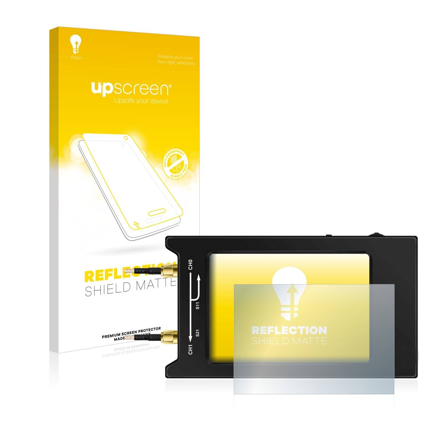upscreen Reflection Shield Matte Premium Displayschutzfolie für NanoVNA