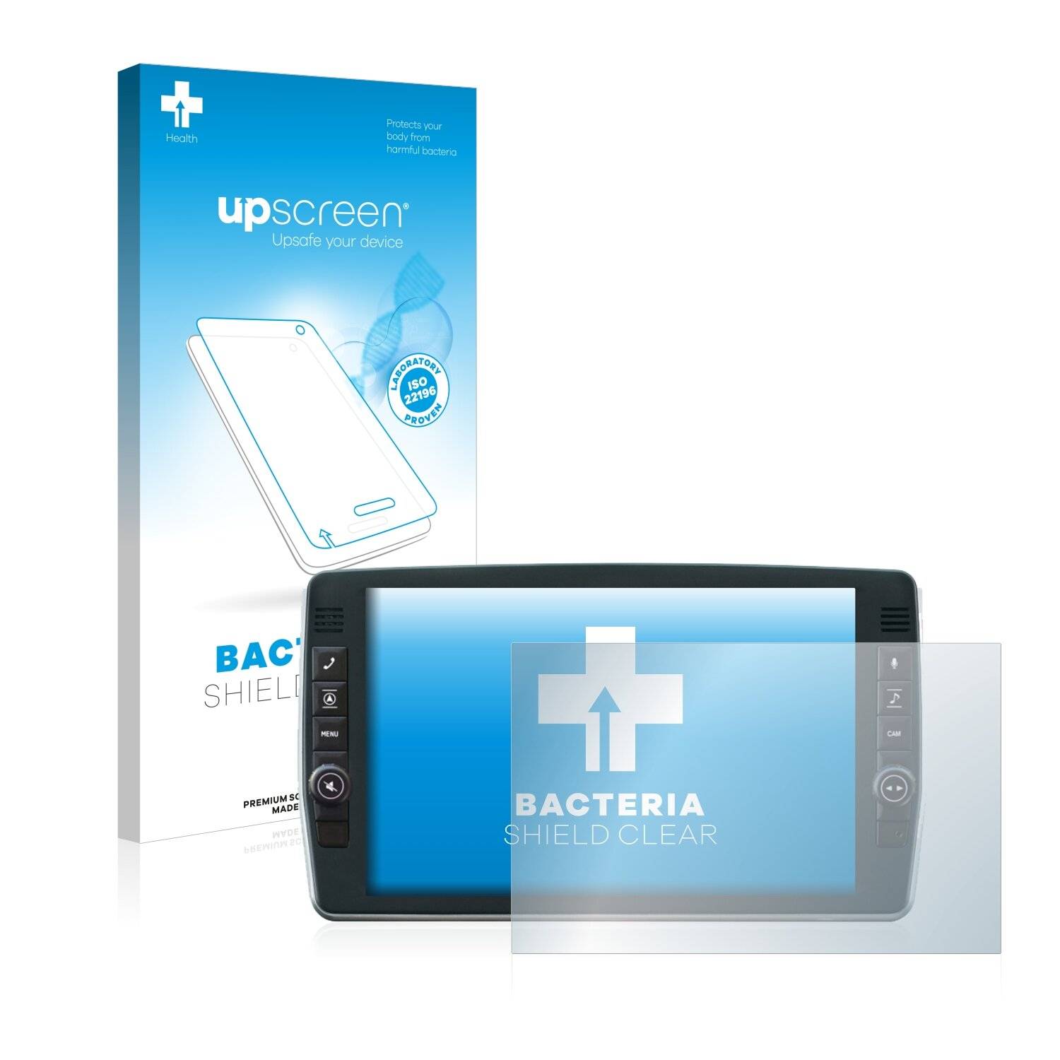 upscreen Bacteria Shield Clear Premium Antibakterielle Displayschutzfolie für Alpine