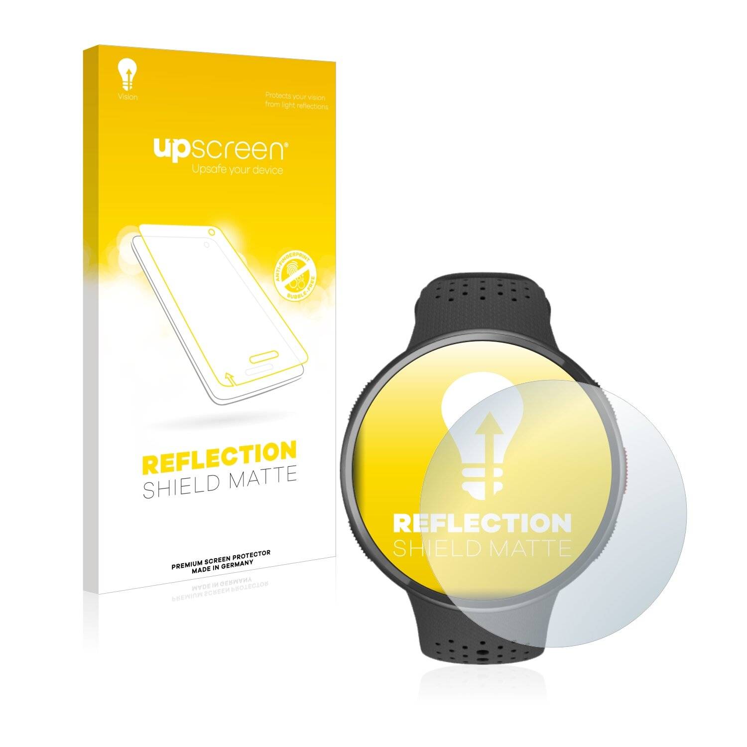 upscreen Reflection Shield Matte Premium Displayschutzfolie für Polar Pacer