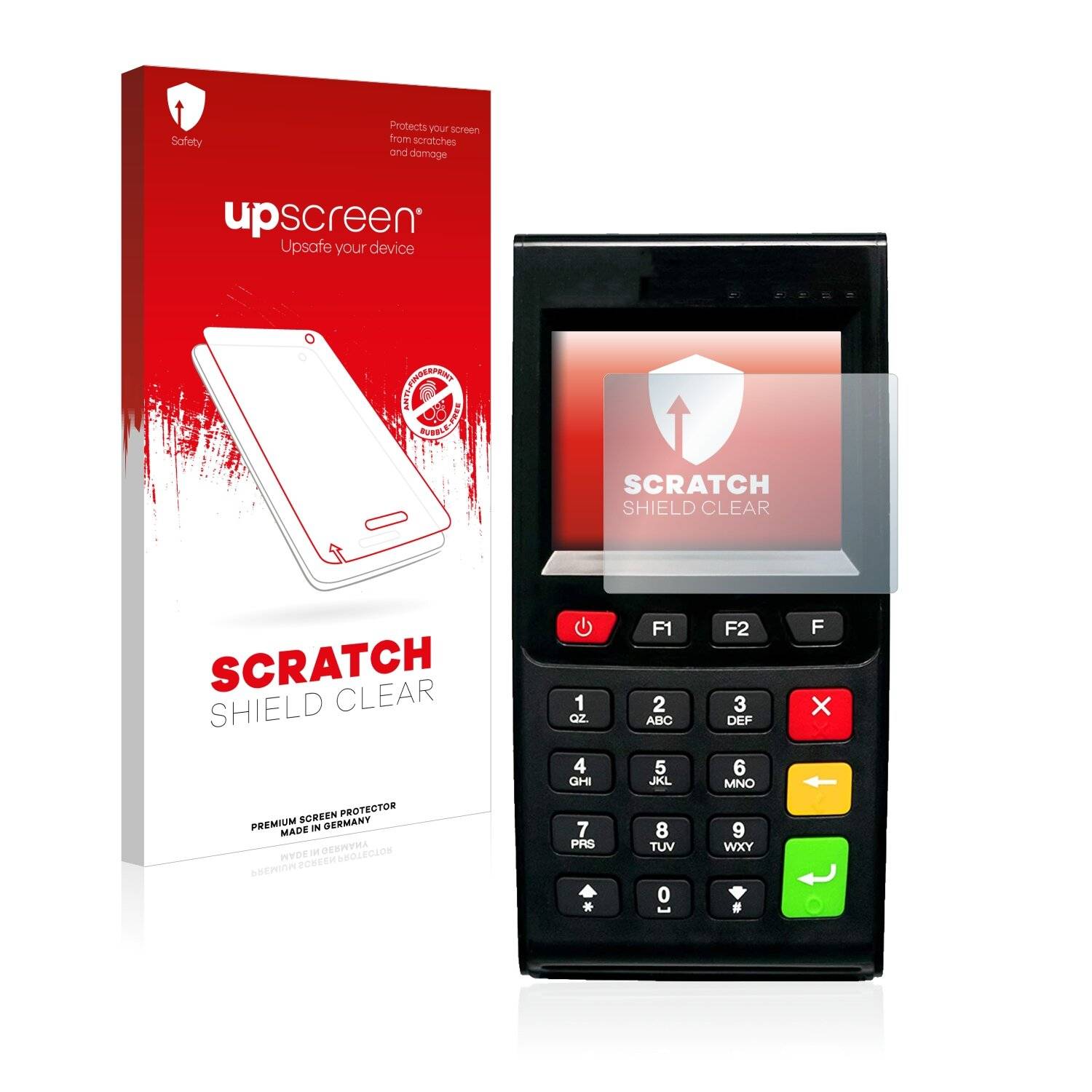 upscreen Scratch Shield Clear Premium Displayschutzfolie für myPOS