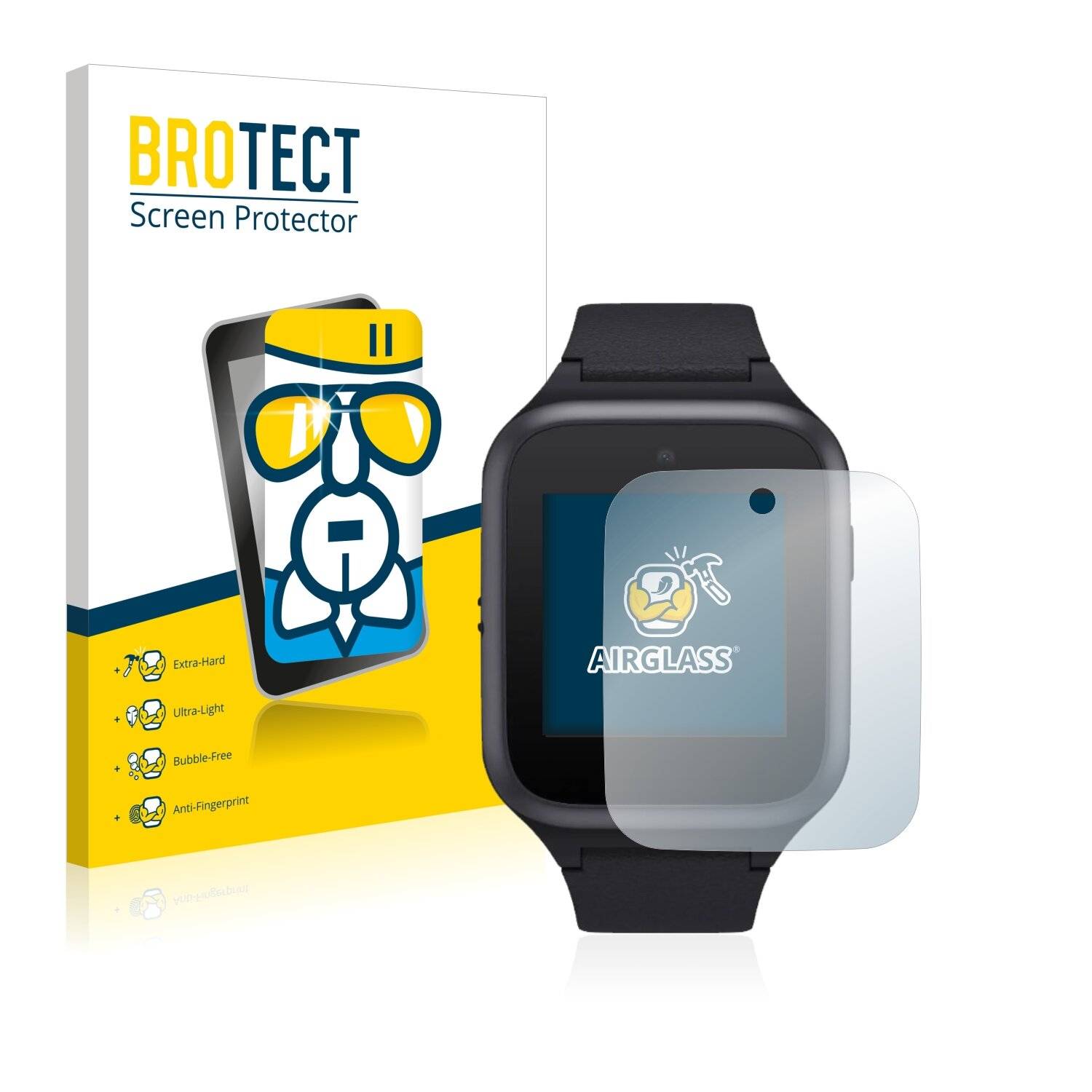 BROTECT AirGlass Schutzglas Folie für TCL Movetime Family Watch