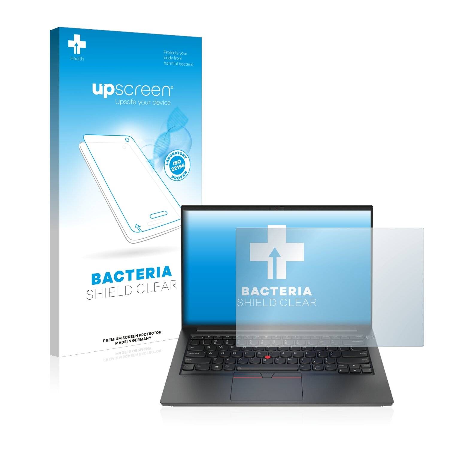 upscreen Bacteria Shield Clear Premium Antibakterielle Displayschutzfolie für Lenovo