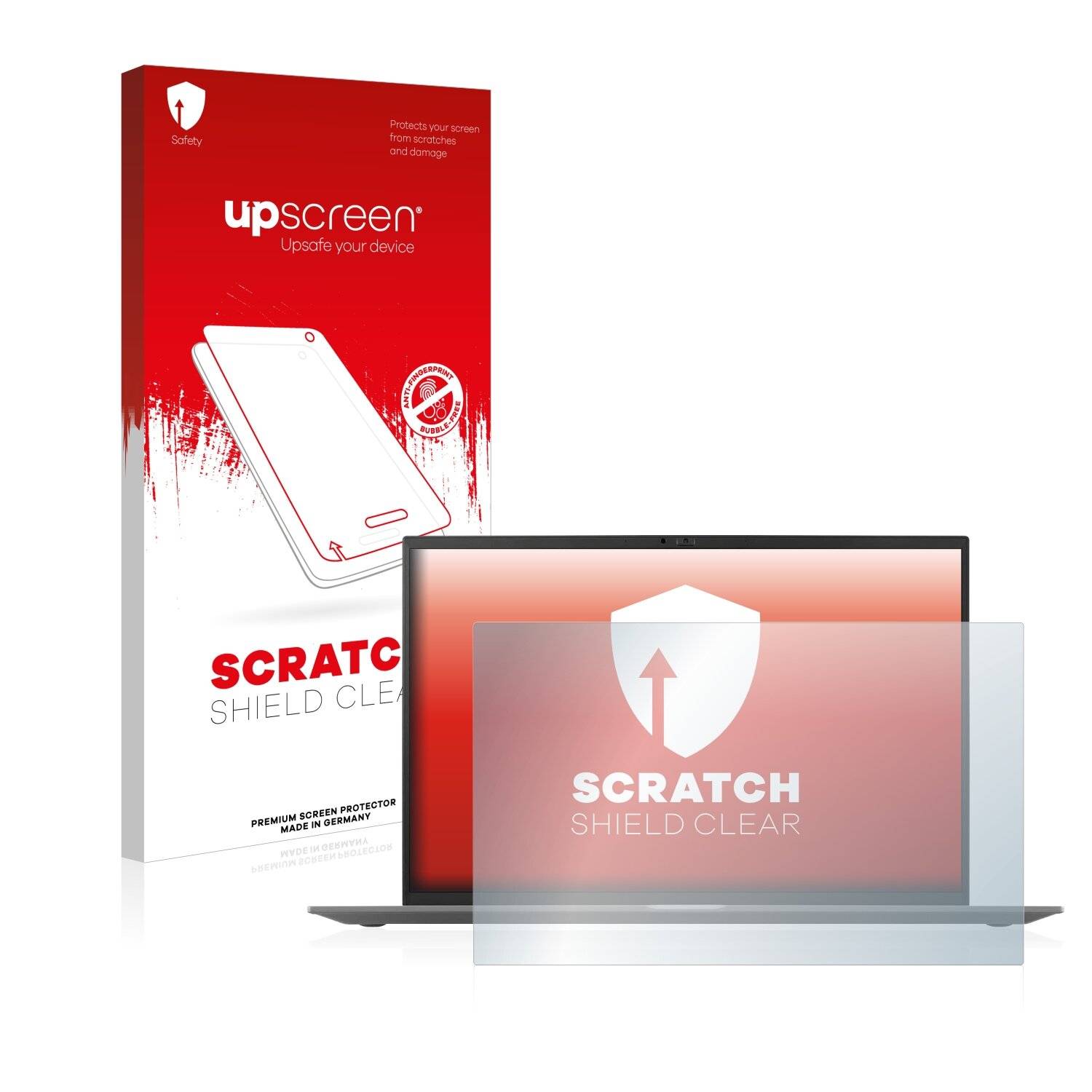 upscreen Scratch Shield Clear Premium Displayschutzfolie für LG Gram 17