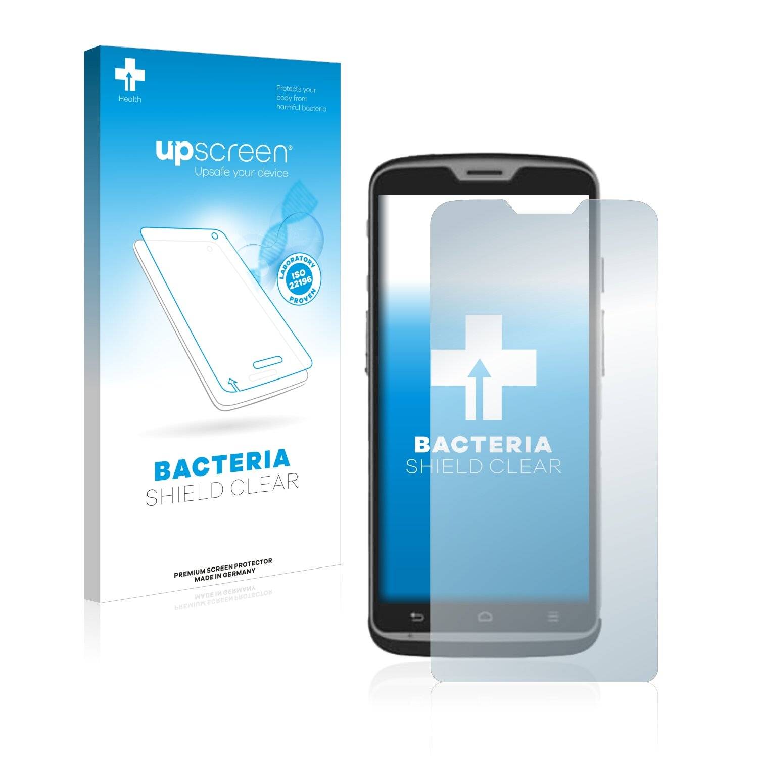 upscreen Bacteria Shield Clear Premium Antibakterielle Displayschutzfolie für M3 Mobile