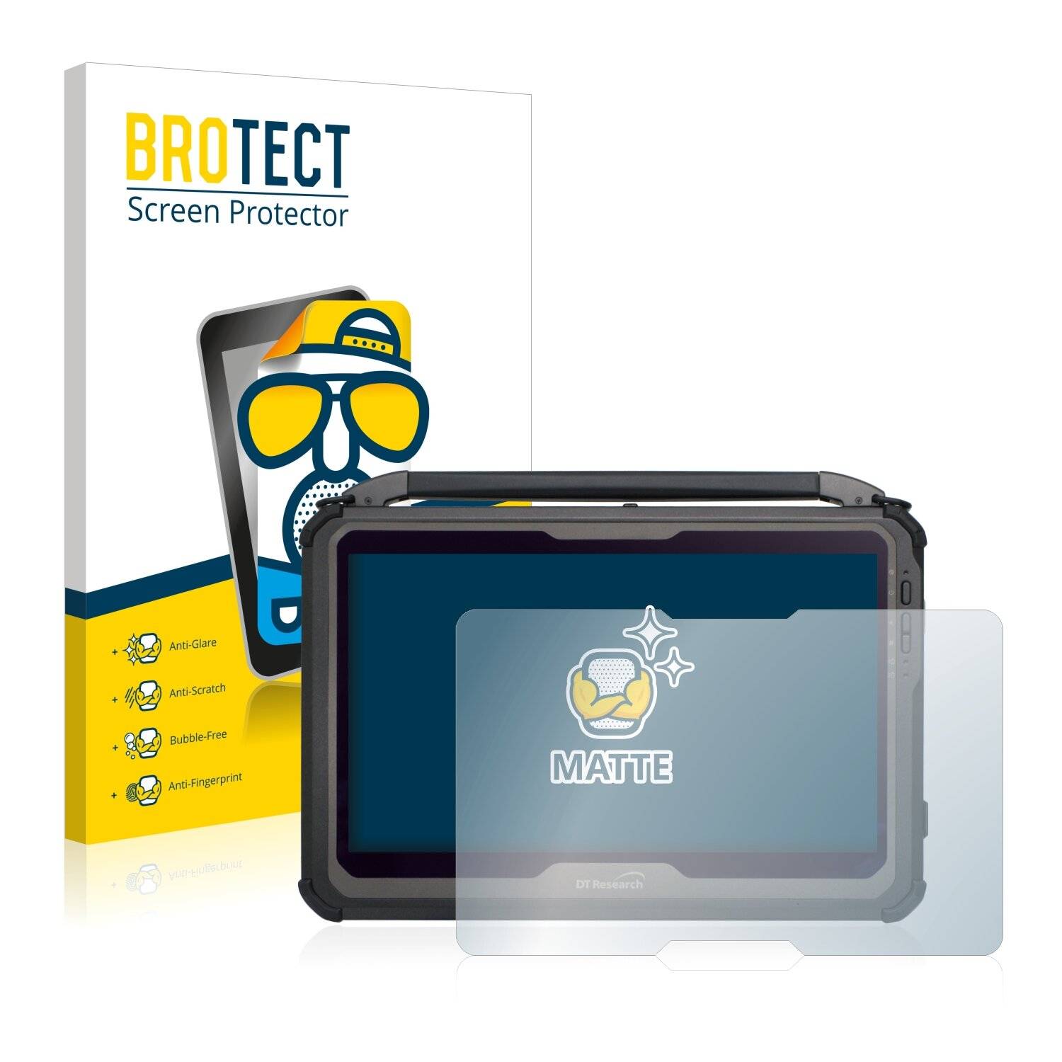 BROTECT Matte Displayschutzfolie für DT Research DT340T - Entspiegelt,