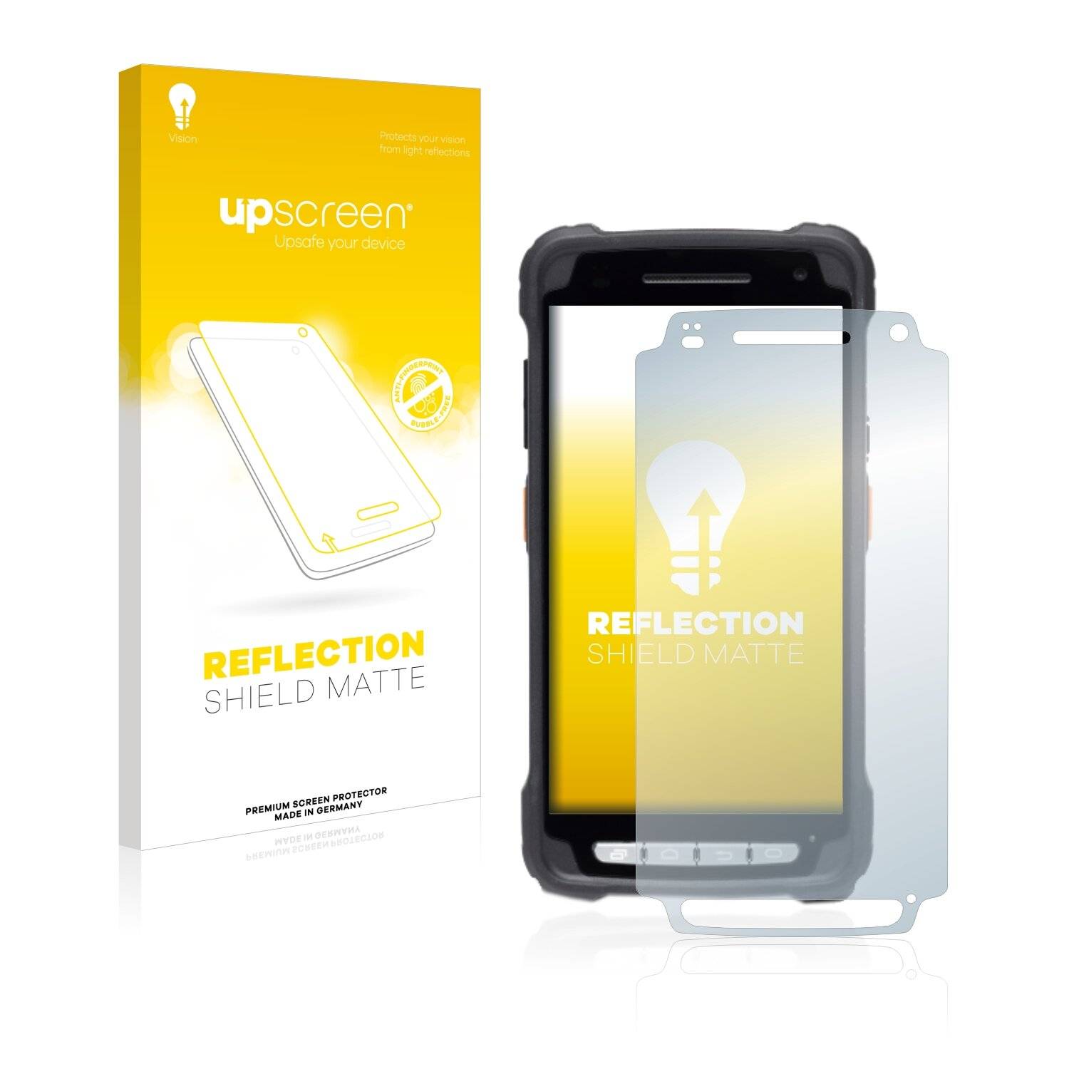 upscreen Reflection Shield Matte Premium Displayschutzfolie für Janam
