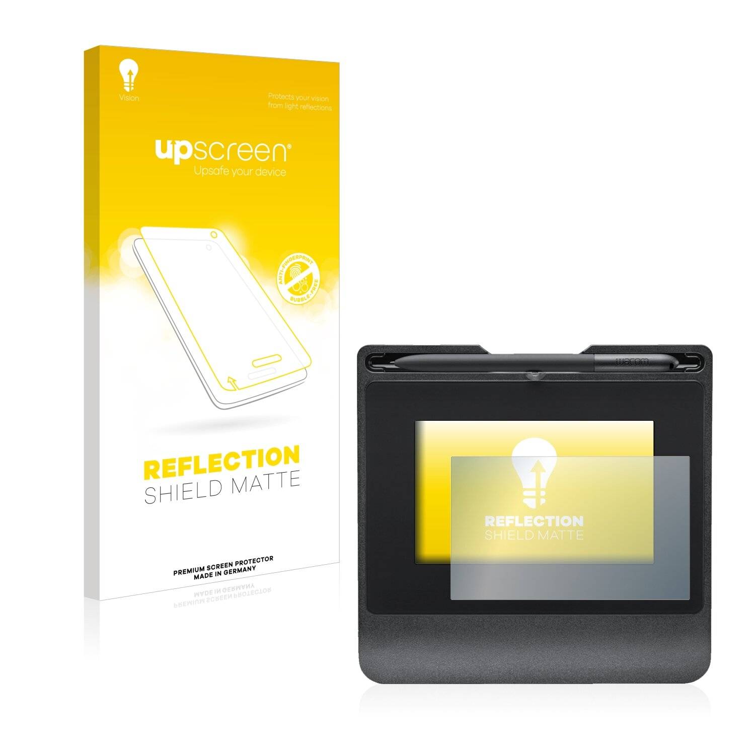 upscreen Reflection Shield Matte Premium Displayschutzfolie für Wacom STU-540 /