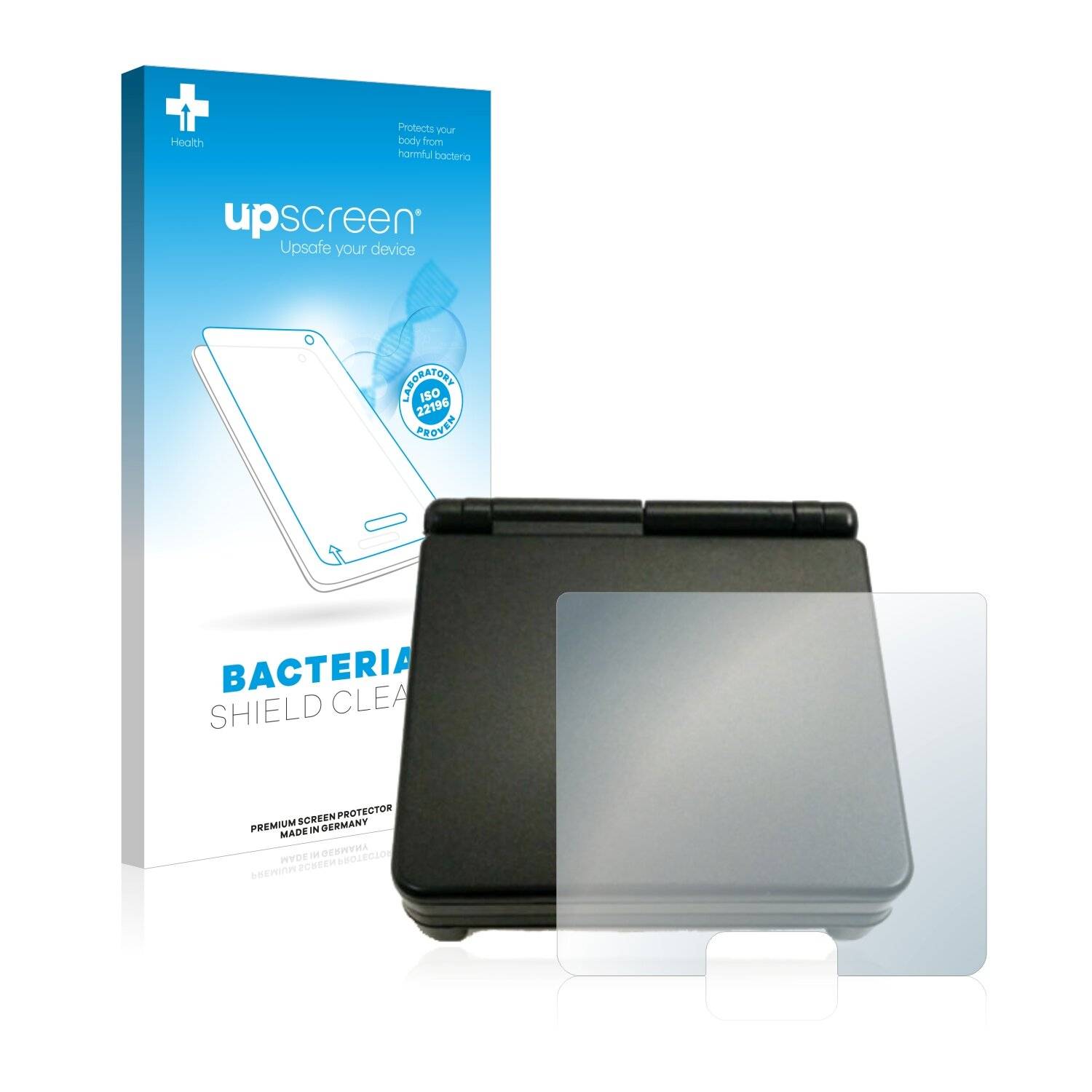 upscreen Bacteria Shield Clear Premium Antibakterielle Displayschutzfolie für Nintendo