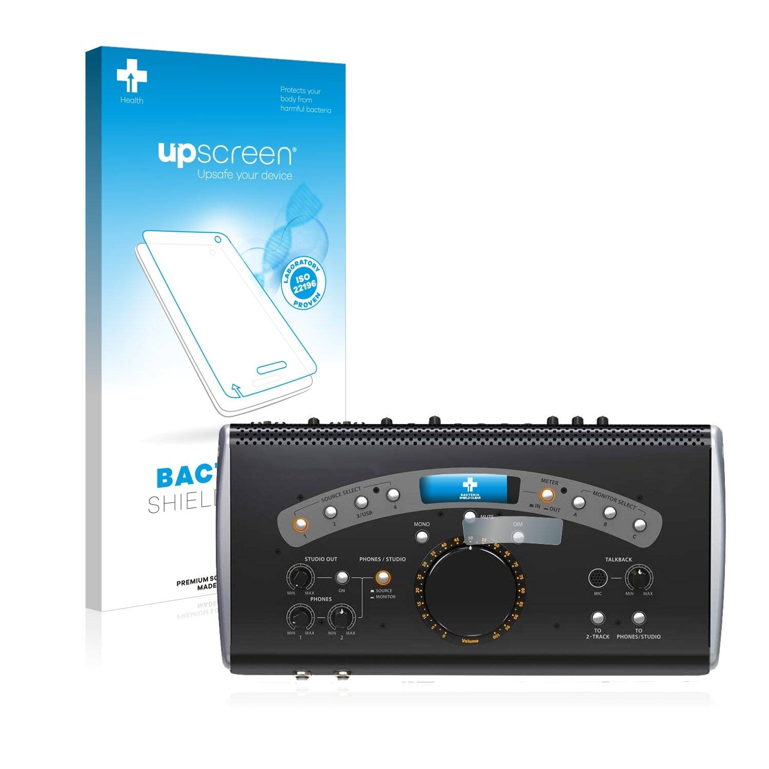 upscreen Bacteria Shield Clear Premium Antibakterielle Displayschutzfolie für Behringer