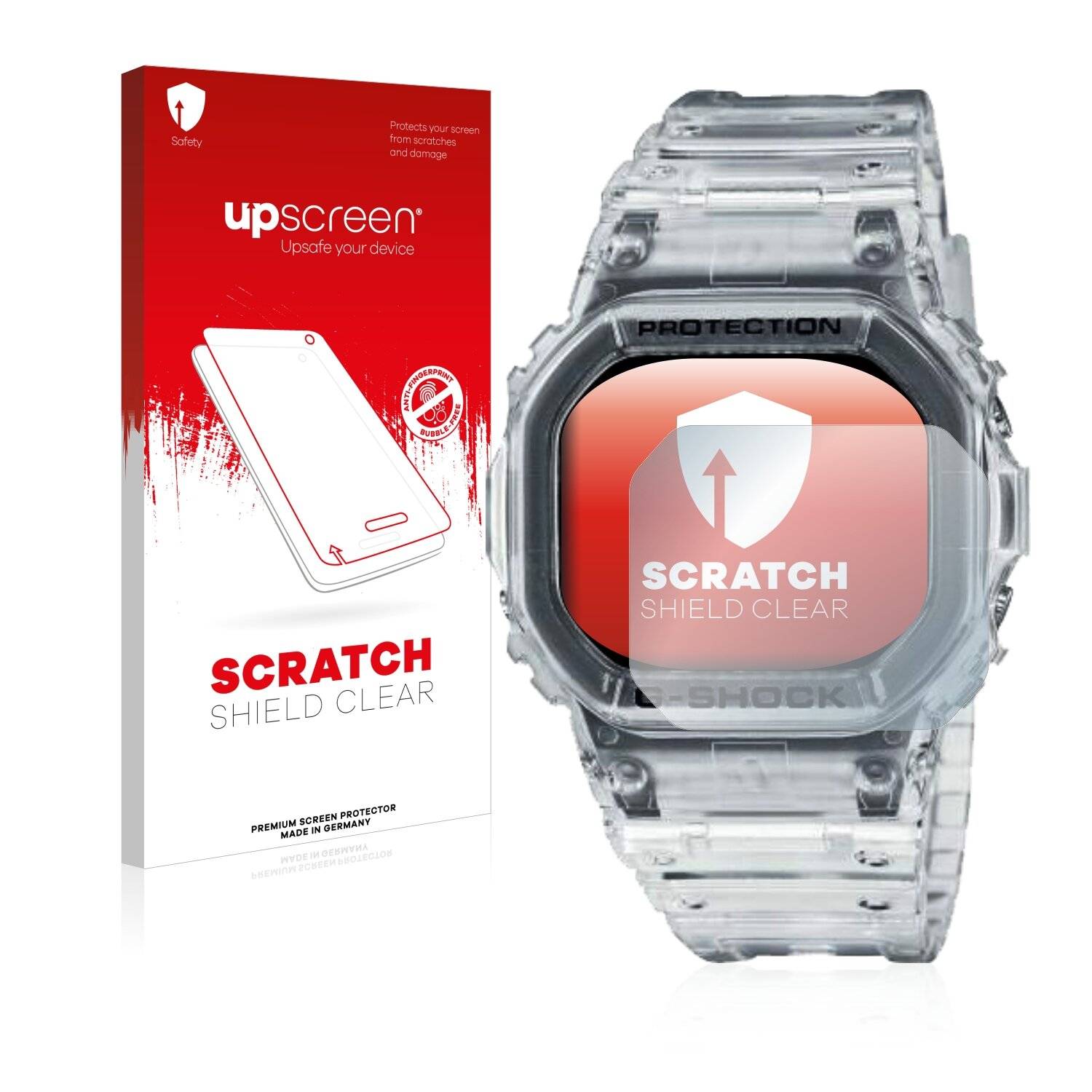 upscreen Scratch Shield Clear Premium Displayschutzfolie für Casio G-Shock