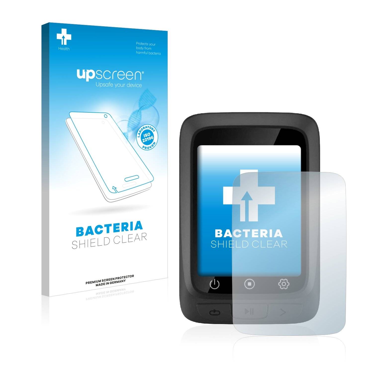 upscreen Bacteria Shield Clear Premium Antibakterielle Displayschutzfolie für CooSpo