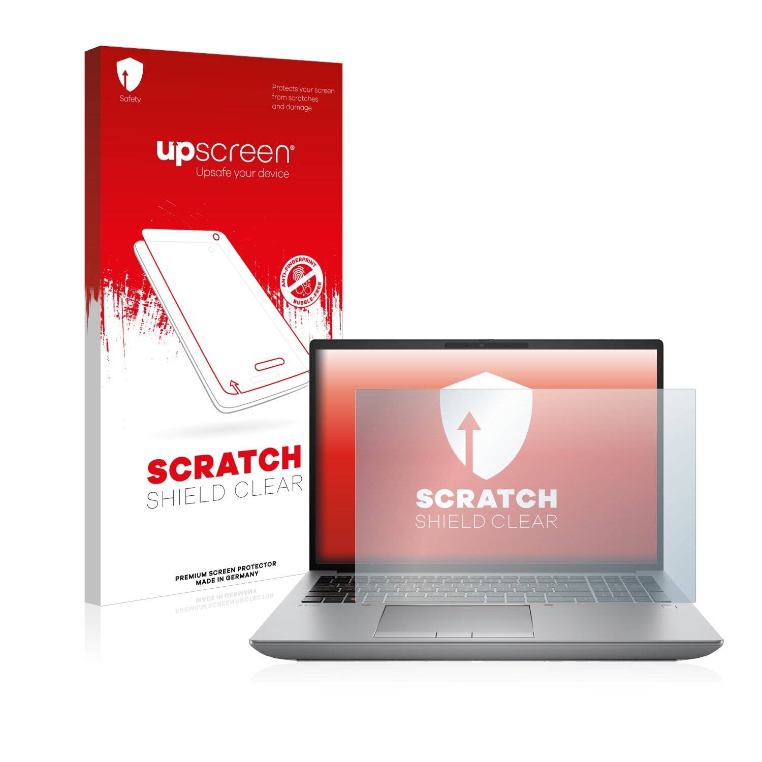 upscreen Scratch Shield Clear Premium Displayschutzfolie für HP ZBook Fury 16