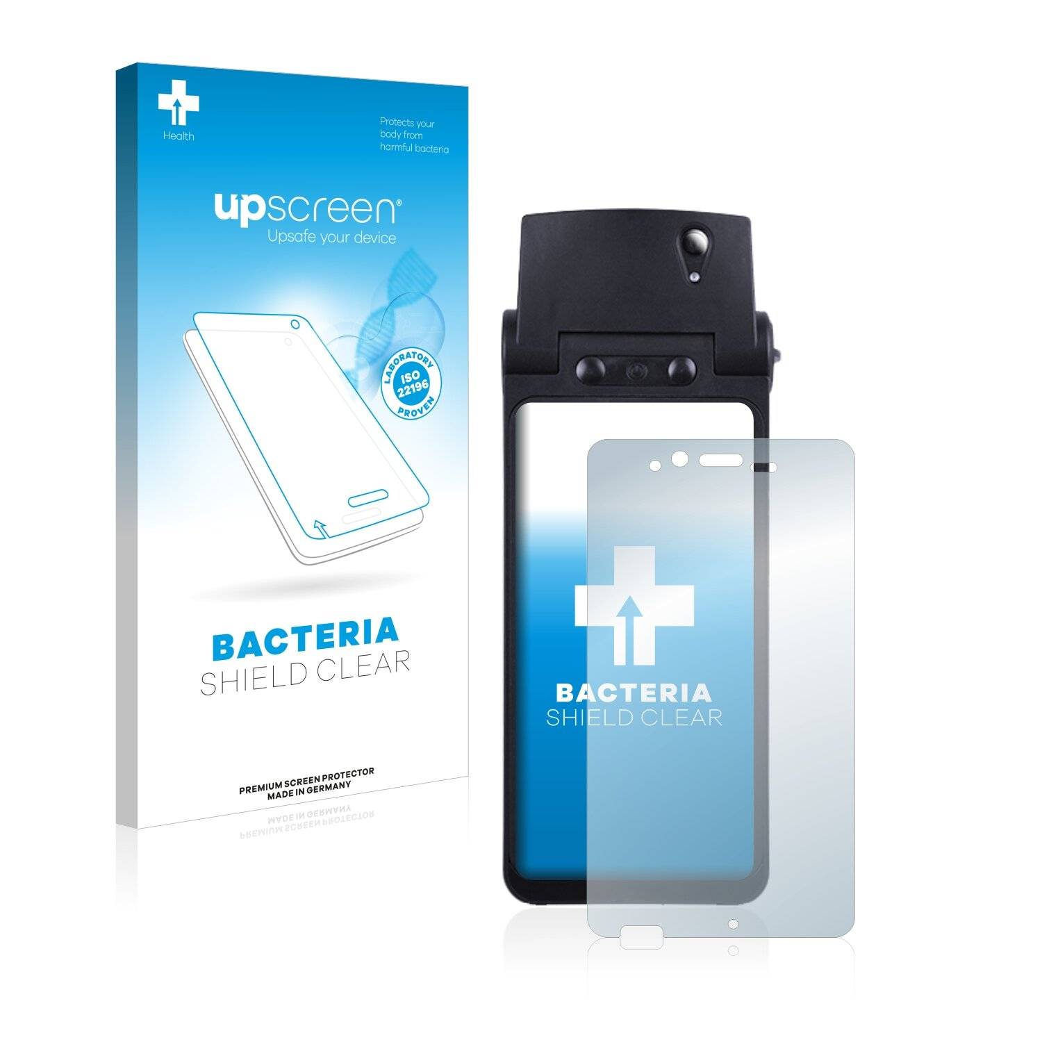 upscreen Bacteria Shield Clear Premium Antibakterielle Displayschutzfolie für Pokini Tab