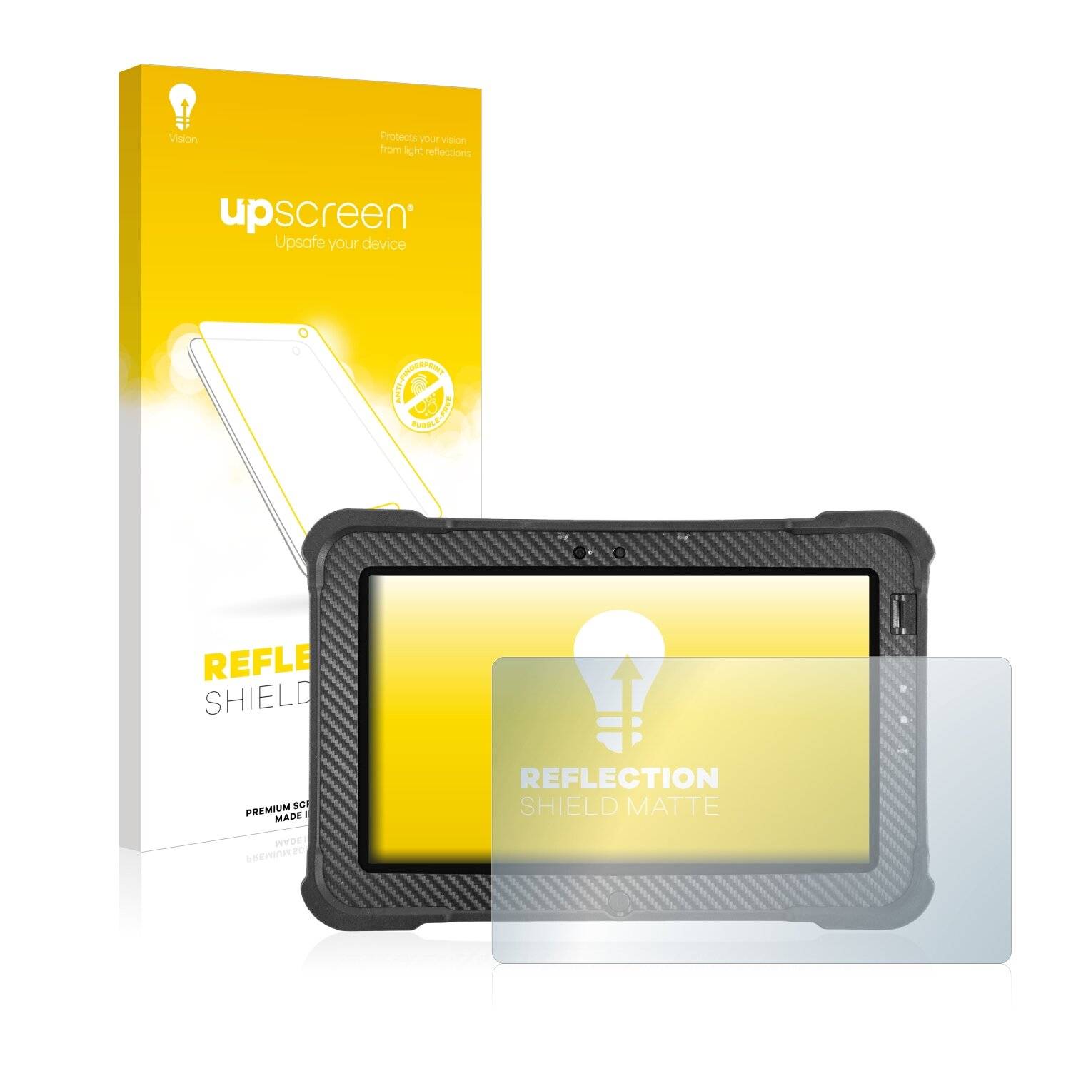 upscreen Reflection Shield Matte Premium Displayschutzfolie für Zebra XSlate