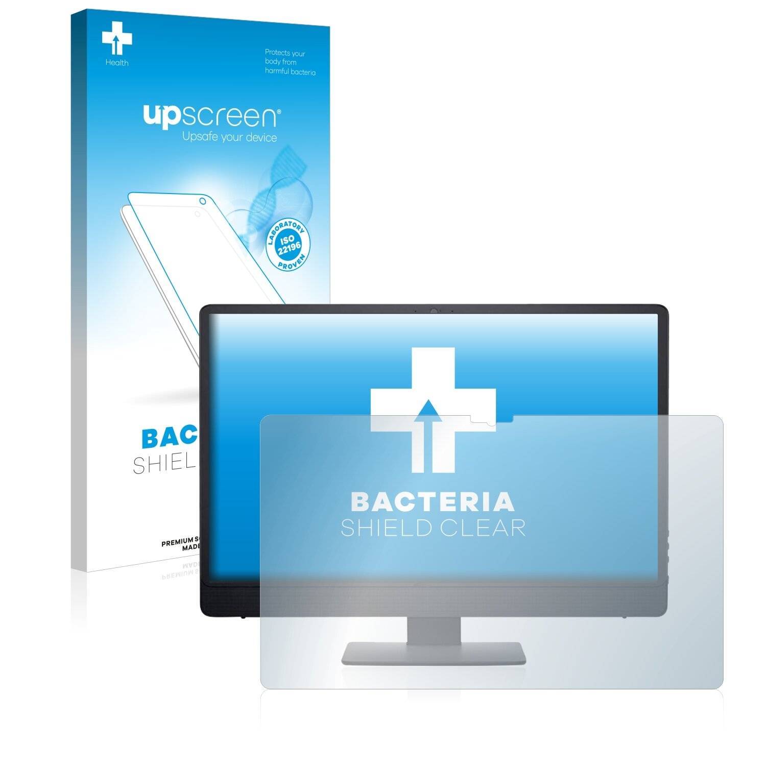 upscreen Bacteria Shield Clear Premium Antibakterielle Displayschutzfolie für Dell Wyse 5470