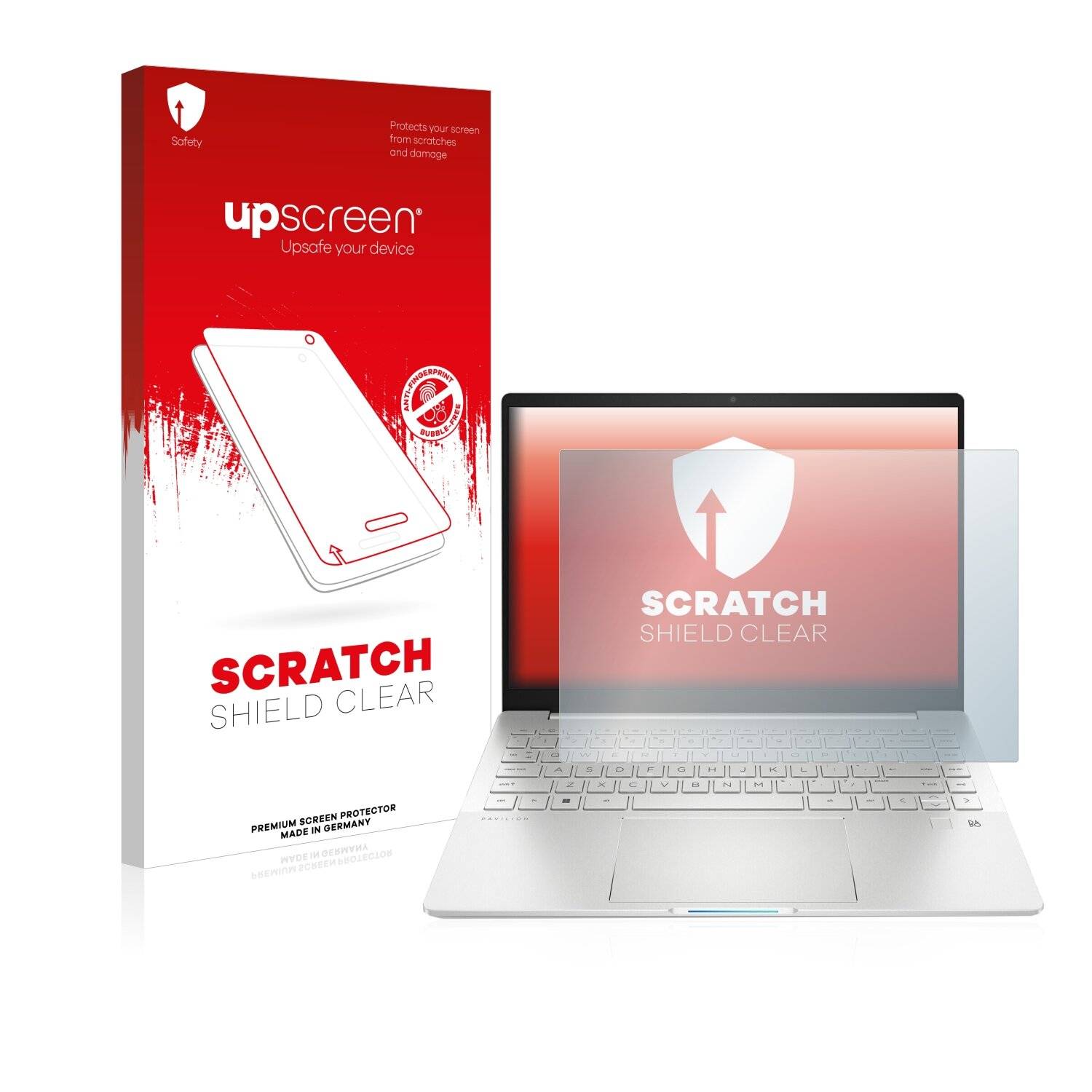 upscreen Scratch Shield Clear Premium Displayschutzfolie für HP Pavilion Plus